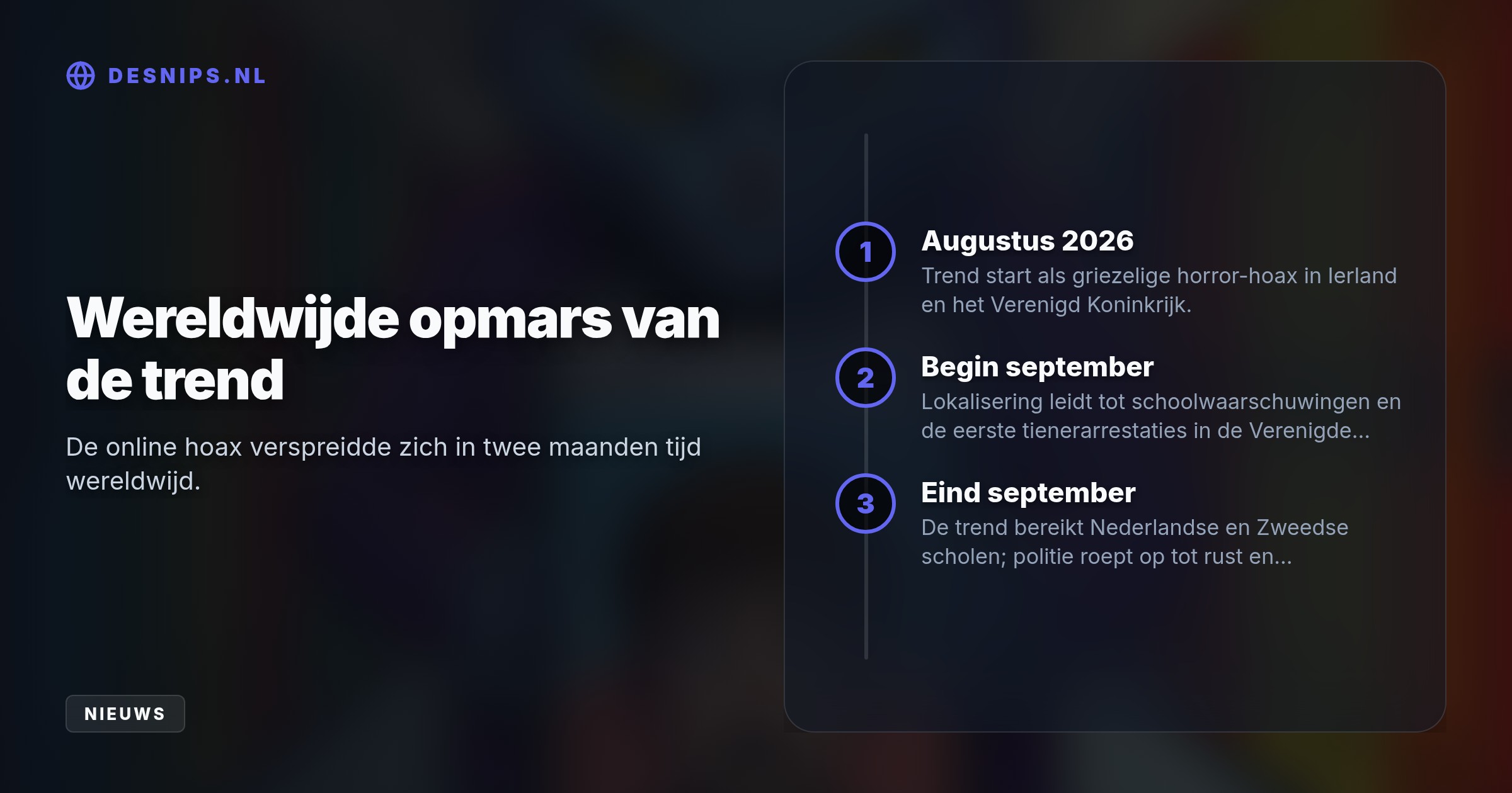 Via AI-generatoren worden echte schoolfoto's en namen gekoppeld aan de griezelige horrorversie van de boekkat. De politie adviseert om deze intimiderende nepbeelden direct te negeren.