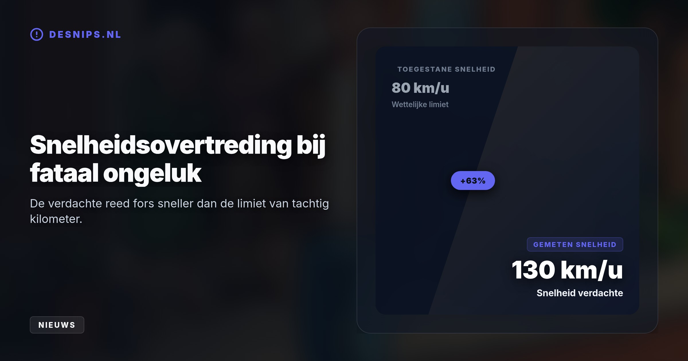De twintigjarige verdachte mag zijn proces thuis afwachten onder voorwaarden. Hoewel de drugsaanklacht verviel, blijft het OM hem roekeloos rijden met 130 km/u verwijten.