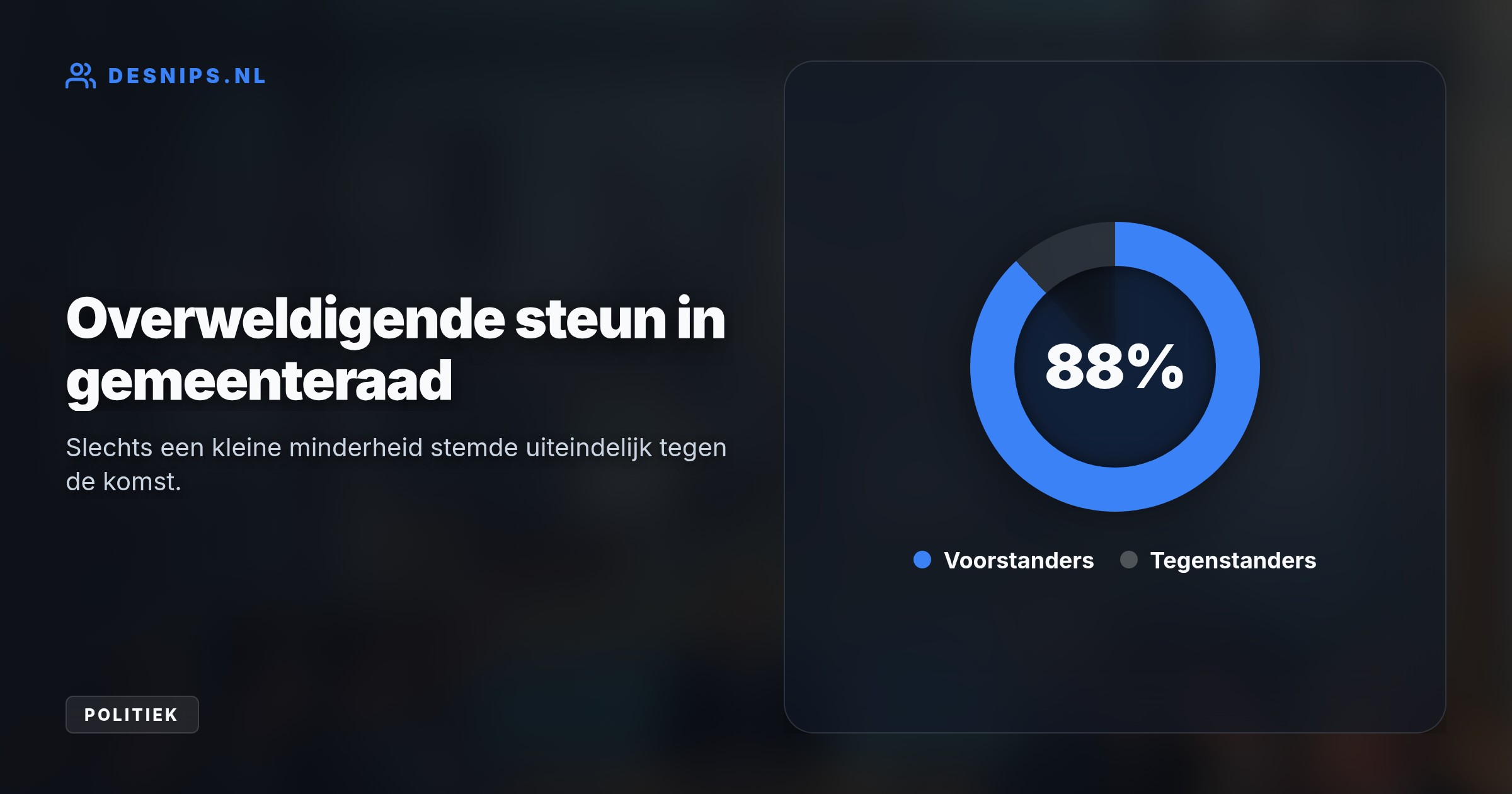 Ondanks felle burgerprotesten over milieuschade en stroomtekorten keurt de gemeenteraad de komst goed. Het project levert de regio direct 500 banen op.
