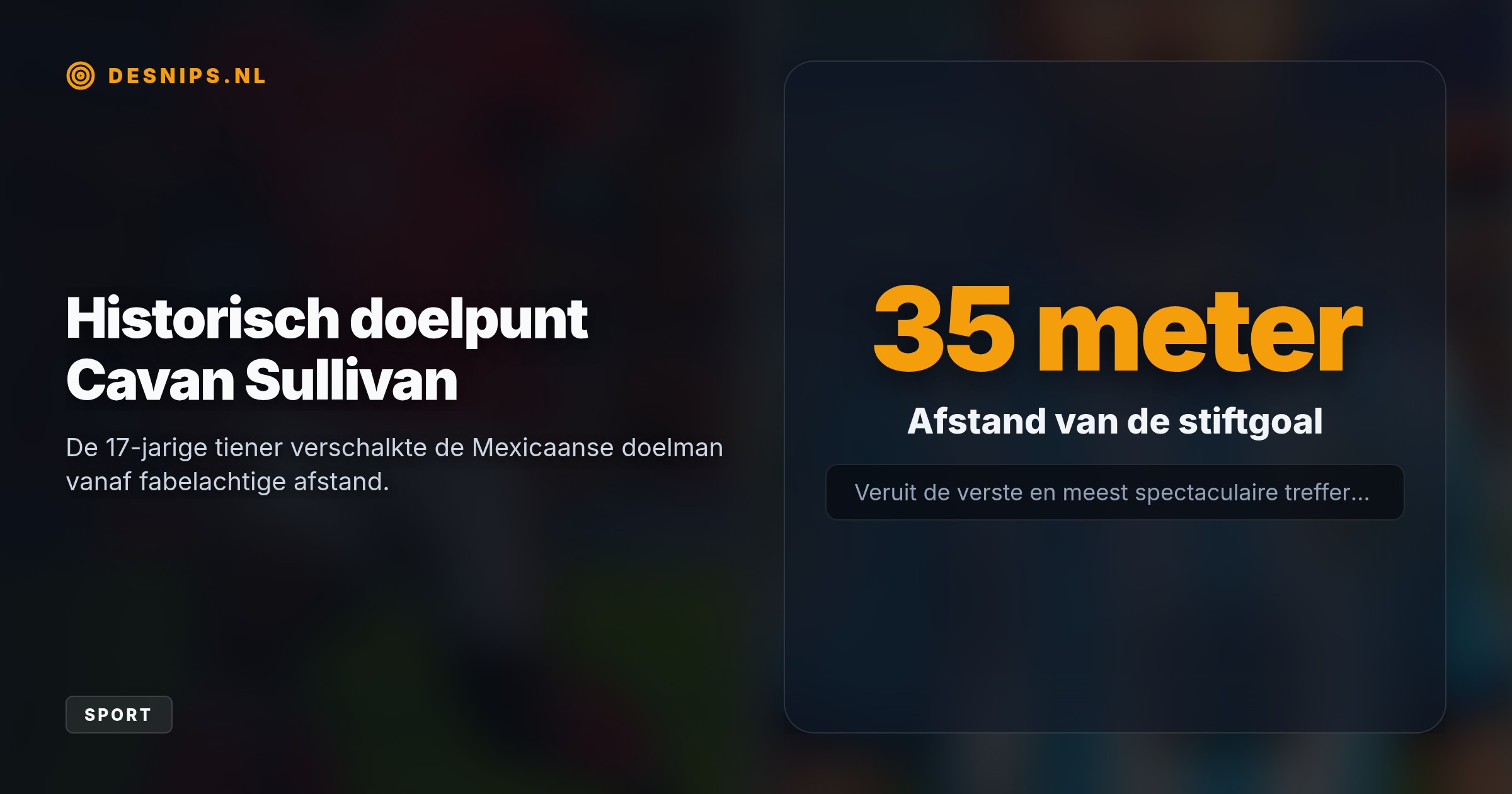 VS verslaat Mexico met 3-0 dankzij recordgoal Cavan Sullivan (17) en Malik Tillman, terwijl Argentinië met een 7-0 monsterscore toewerkt naar Messi's afscheid.