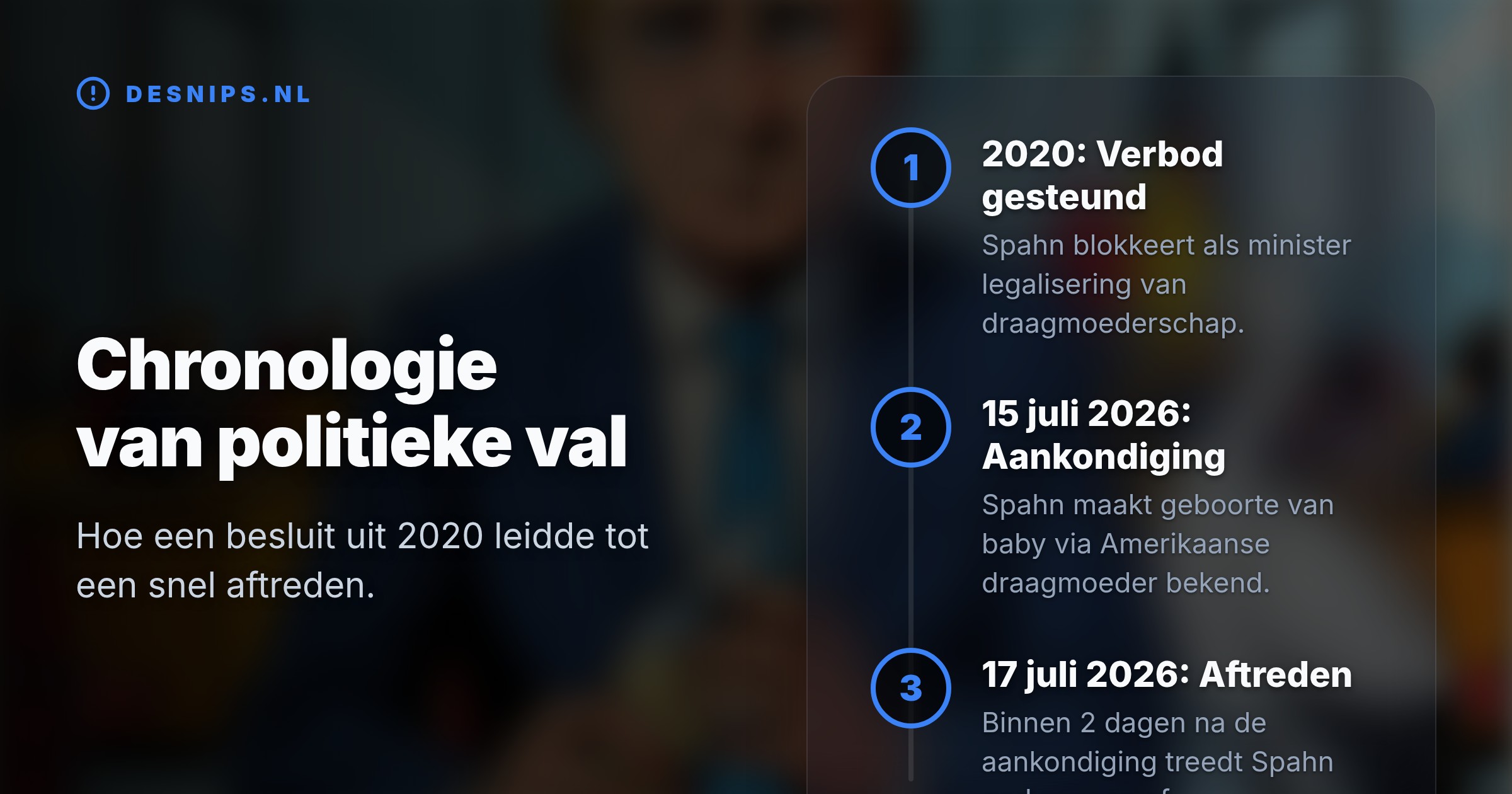 De Duitse politicus hield in 2020 als minister de legalisering van draagmoederschap nog persoonlijk tegen. Na felle kritiek over deze dubbele moraal stapt hij nu op.