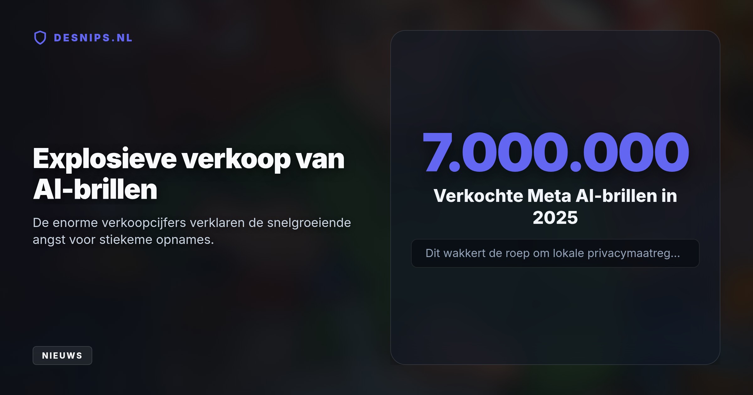 Uit angst voor stiekeme privacy-opnames verbieden poppodia en scholen de slimme brillen. Een Groningse studentenvereniging dompelt ze bij binnenkomst zelfs direct onder in water.