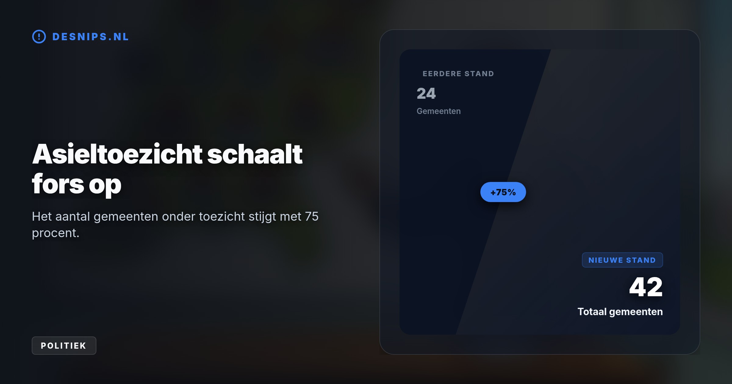 Nu 42 gemeenten de Spreidingswet negeren, activeert de asielminister toezicht. Bij weigering neemt Den Haag de regie over en vordert zelf locaties.