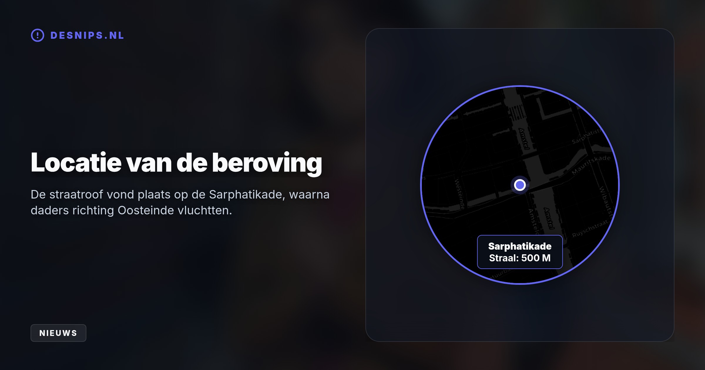 De presentatrice werd voor haar eigen kantoor hardhandig overvallen door twee daders op een motorscooter. De politie zoekt getuigen van de brute beroving.