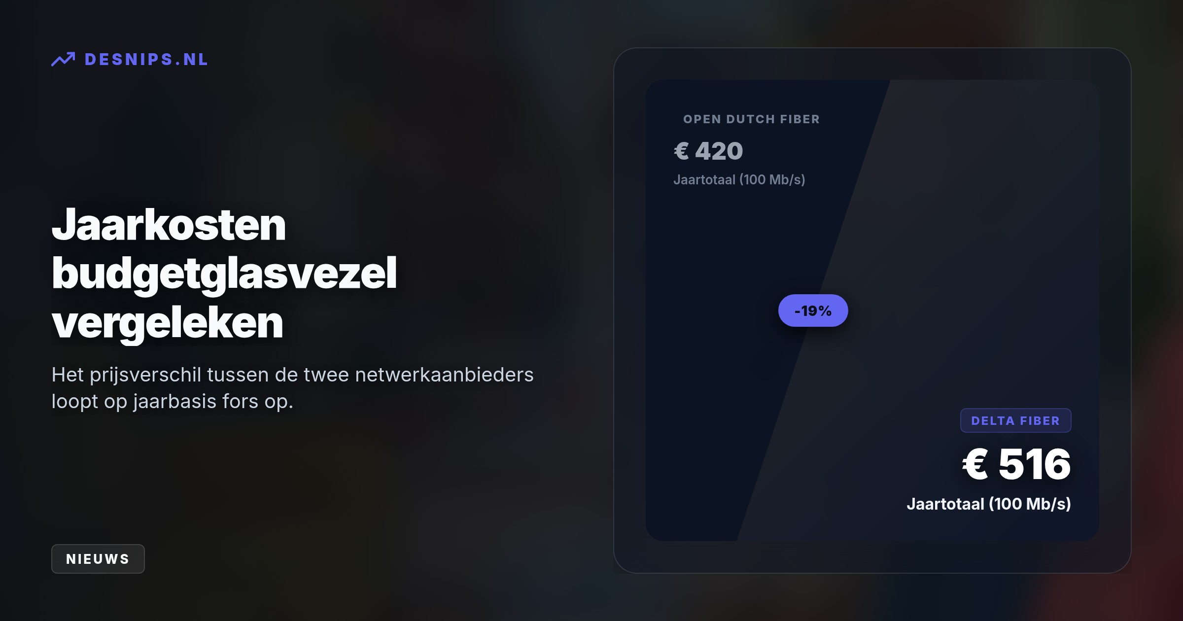 Dankzij toegang tot Open Dutch Fiber biedt Odido's budgetmerk Simpel nu goedkoop internet aan 1,5 miljoen huishoudens. Hiermee ontwijkt de provider dure welkomstcadeaus van concurrenten.