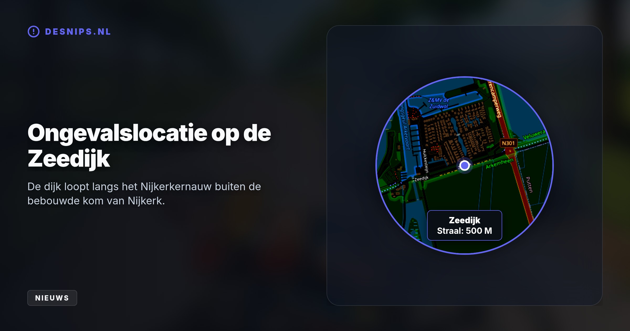 De automobilist week waarschijnlijk uit en schepte de wielrenner, die ter plekke aan zijn verwondingen overleed. De politie doet onderzoek op de afgesloten dijk.