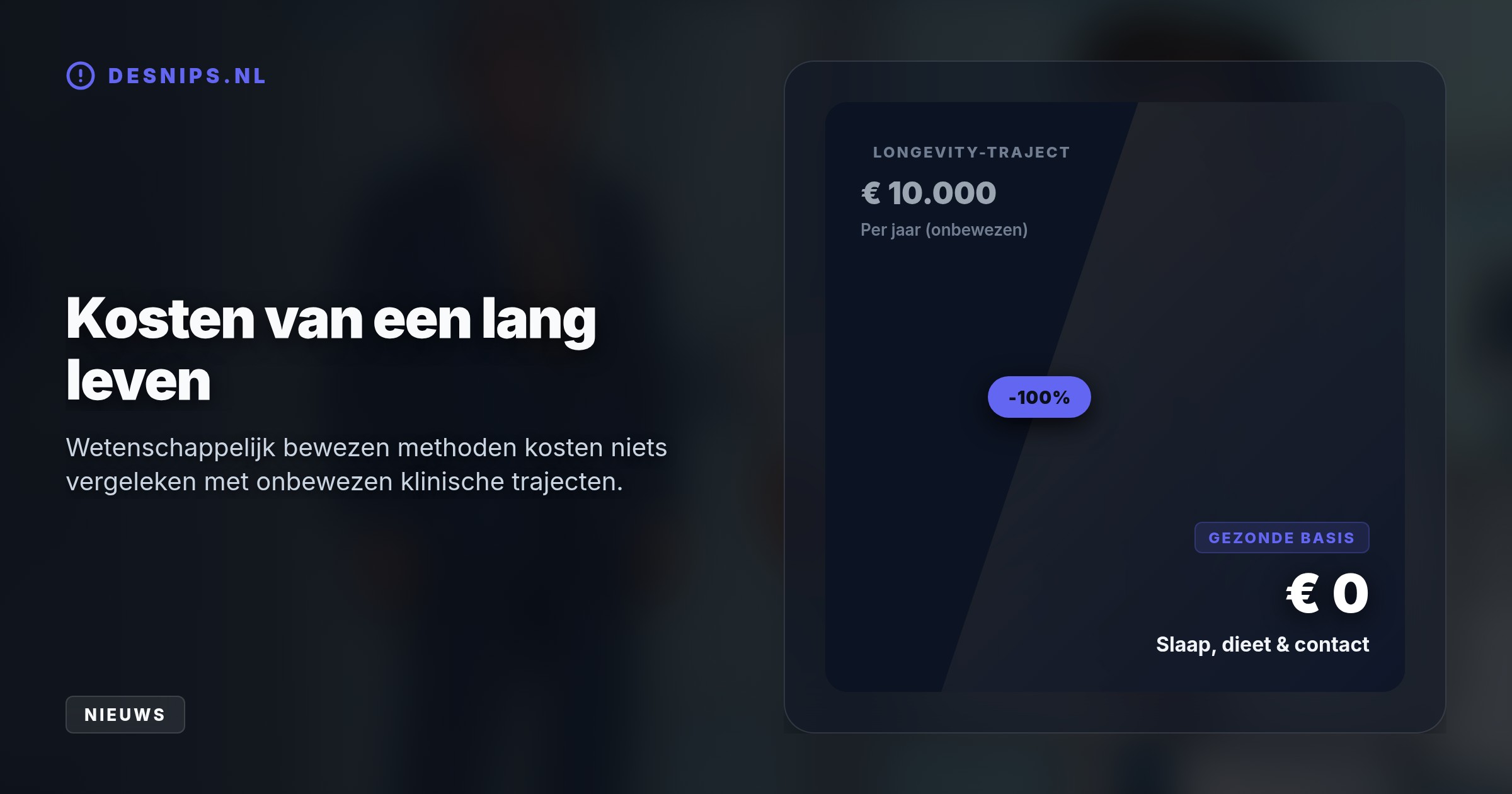 Klinieken verdienen flink aan onbewezen 'longevity-scans'. Experts waarschuwen dat deze overbodige diagnostiek vooral leidt tot onnodige ingrepen en klassenzorg.