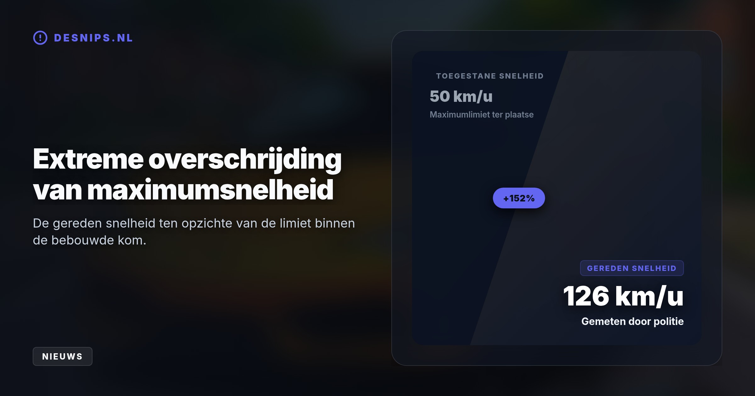 De 26-jarige Jermo S. reed met extreme snelheid door Geldrop en loog naderhand tegen de politie. De Bossche rechtbank doet op 21 oktober uitspraak.