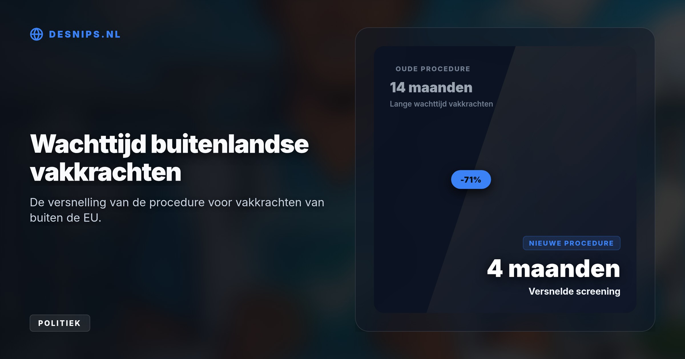 Het nieuwe 'Fair Labour Mobility'-pakket introduceert een digitale id-wallet voor EU-vakkrachten. Dit bespaart miljoenen aan rompslomp en verkort wachttijden voor artsen en ingenieurs drastisch.