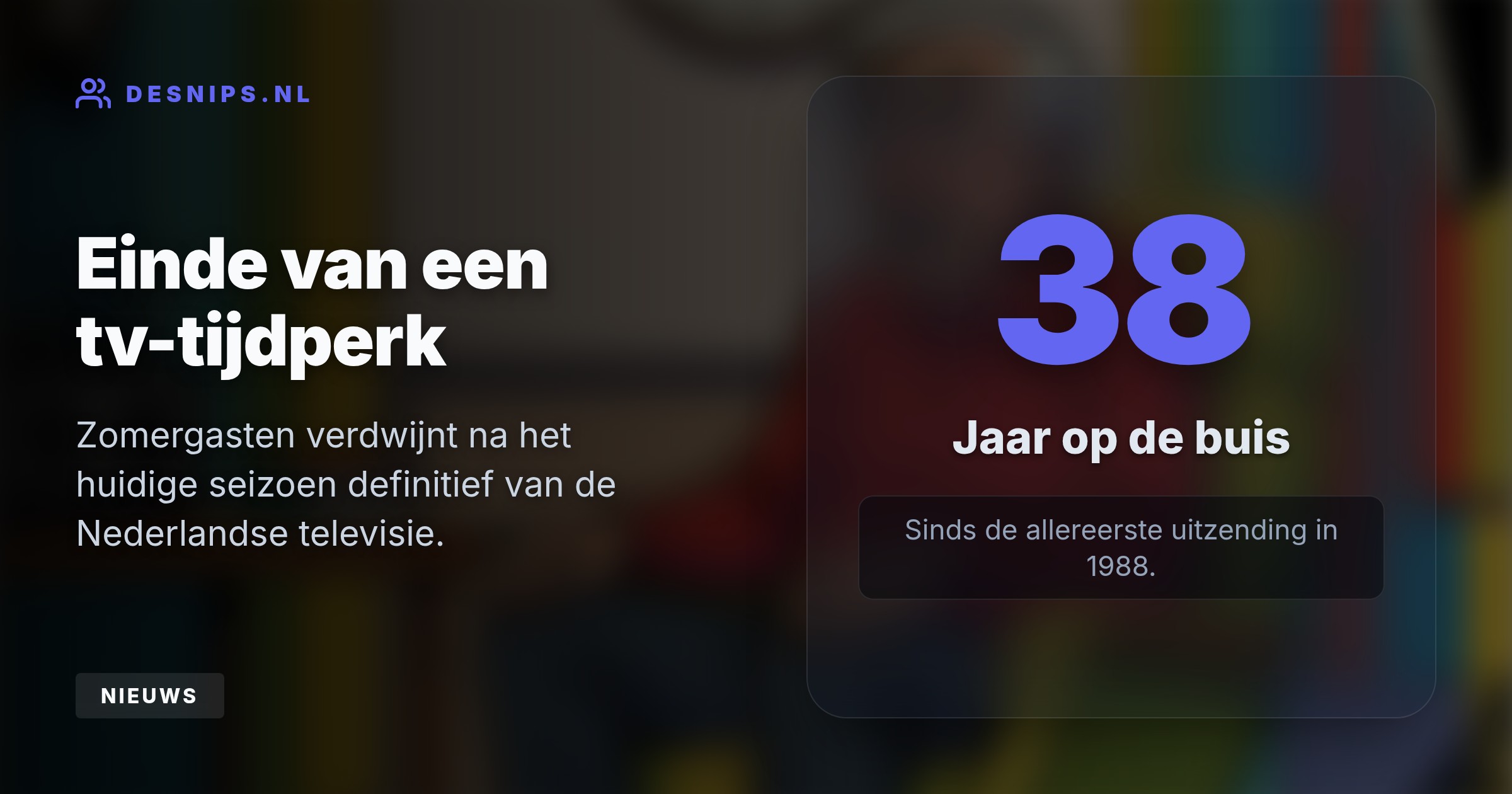 Als uiterst rigide controlfreak opende de cabaretier gisteravond het allerlaatste seizoen van de iconische VPRO-talkshow, die deze zomer definitief stopt.
