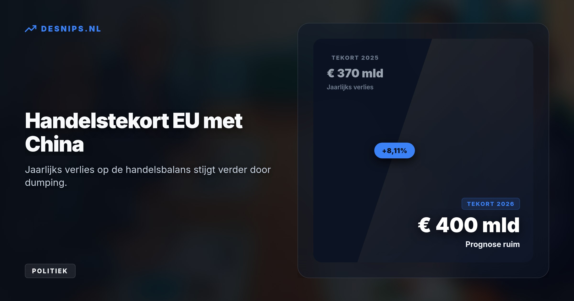Brussel bereidt na beperkingen op auto's nieuwe importmaatregelen voor tegen Chinese chemie en medicijnen om de scheefgroei op de markt te herstellen.