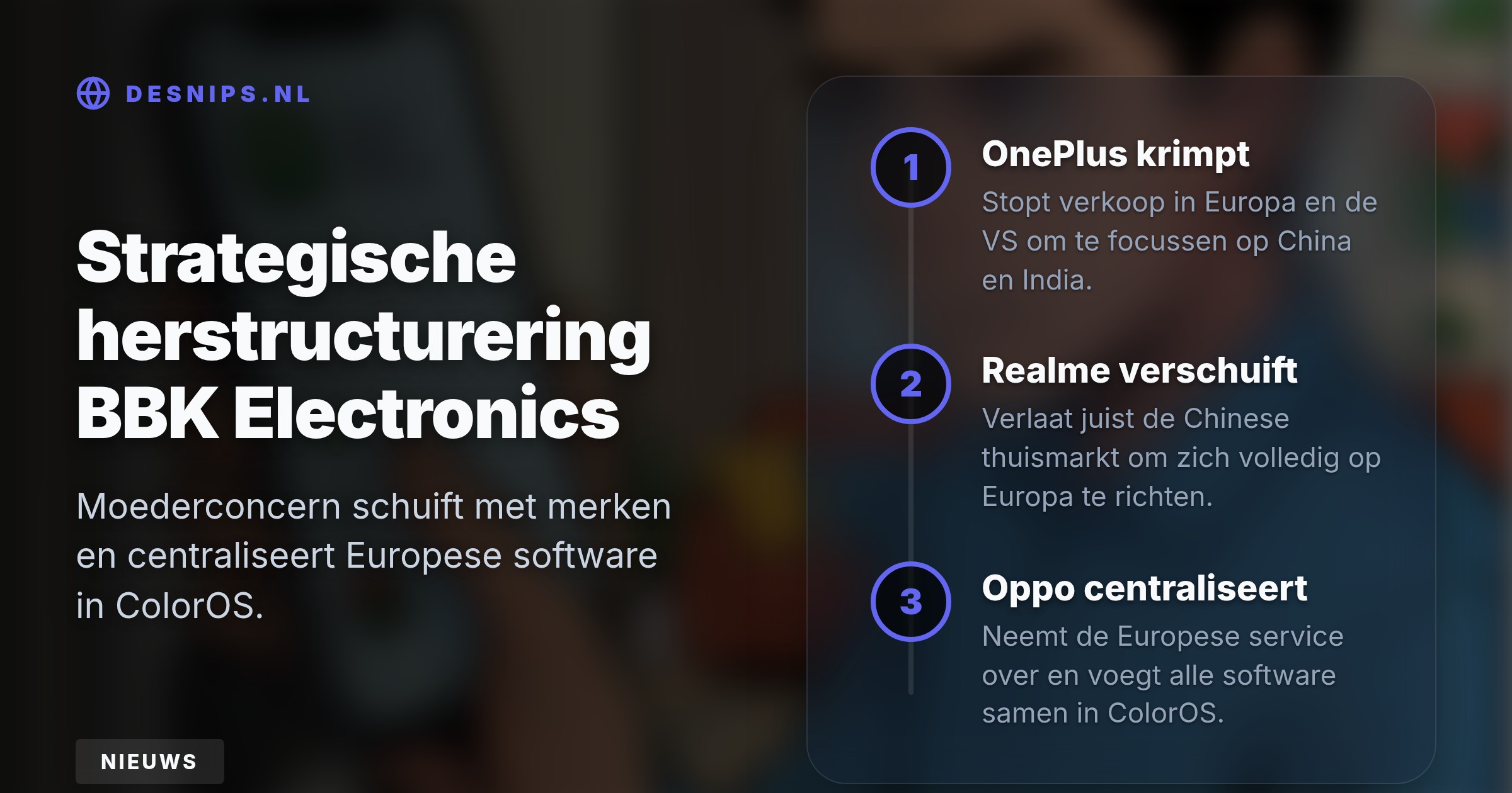 Na 12 jaar trekt OnePlus zich terug uit Europa. Bestaande gebruikers behouden hun garantie, maar moeten via software-updates verplicht overstappen op ColorOS.