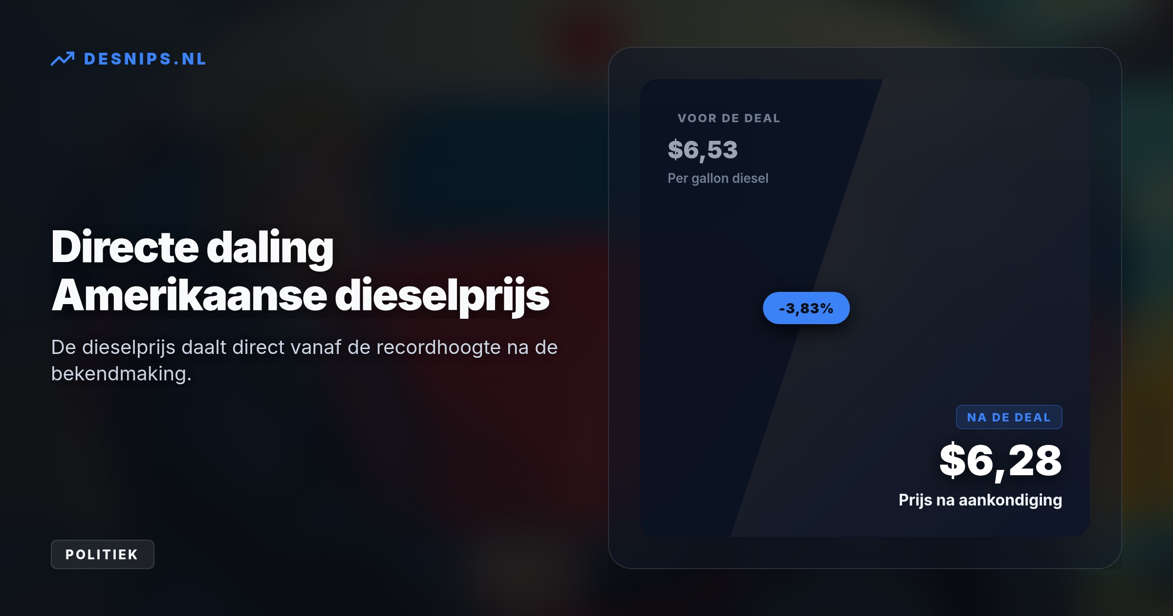 Om brandstofprijzen te verlagen voor de Amerikaanse tussentijdse verkiezingen, staat Trump import van Russische diesel toe tot april 2027. Oekraïne reageert woedend.