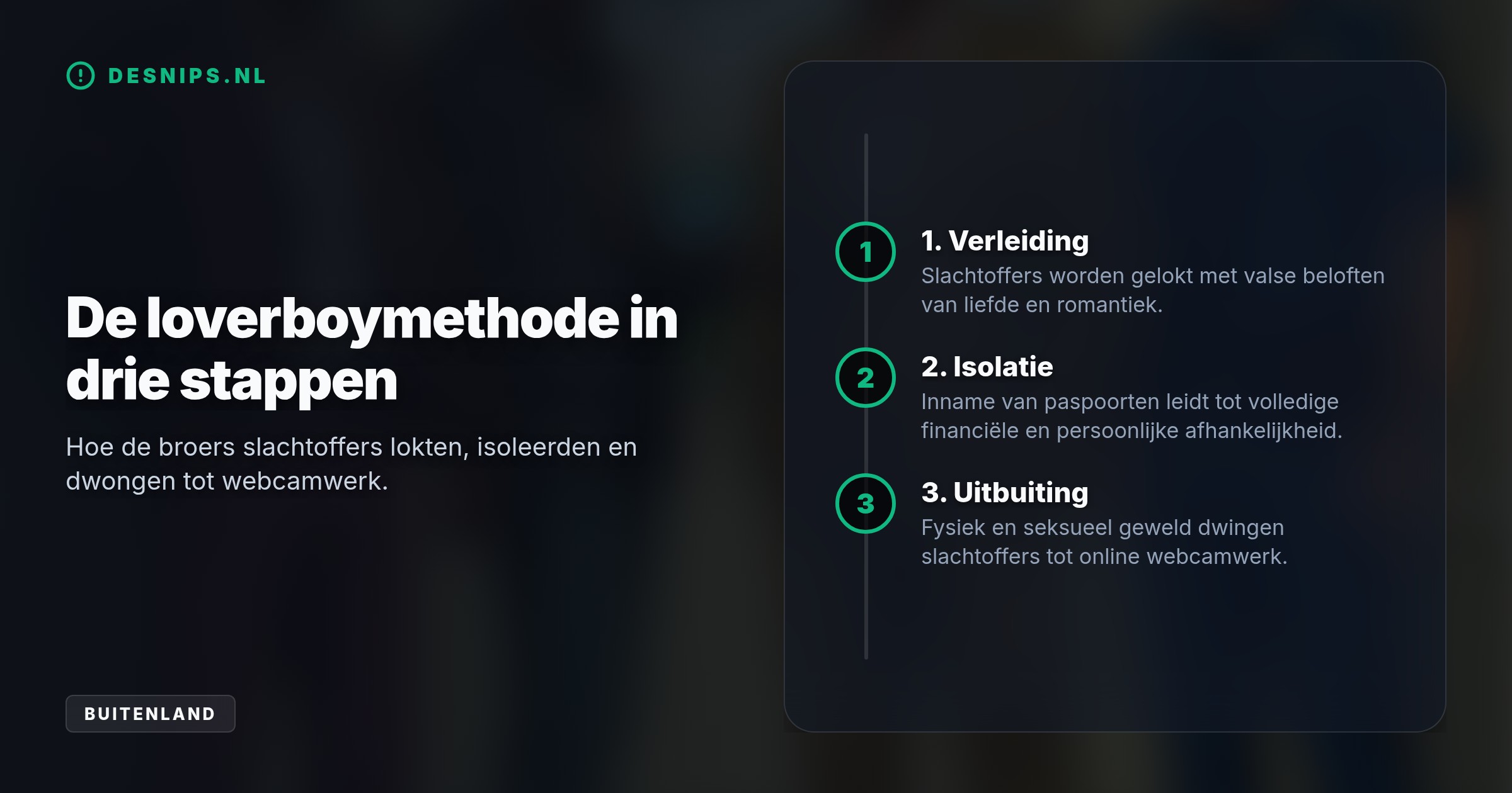 De Amerikaanse politie pakte de influencers op wegens 59 Britse aanklachten, waaronder verkrachting en mensenhandel via de geraffineerde loverboymethode.