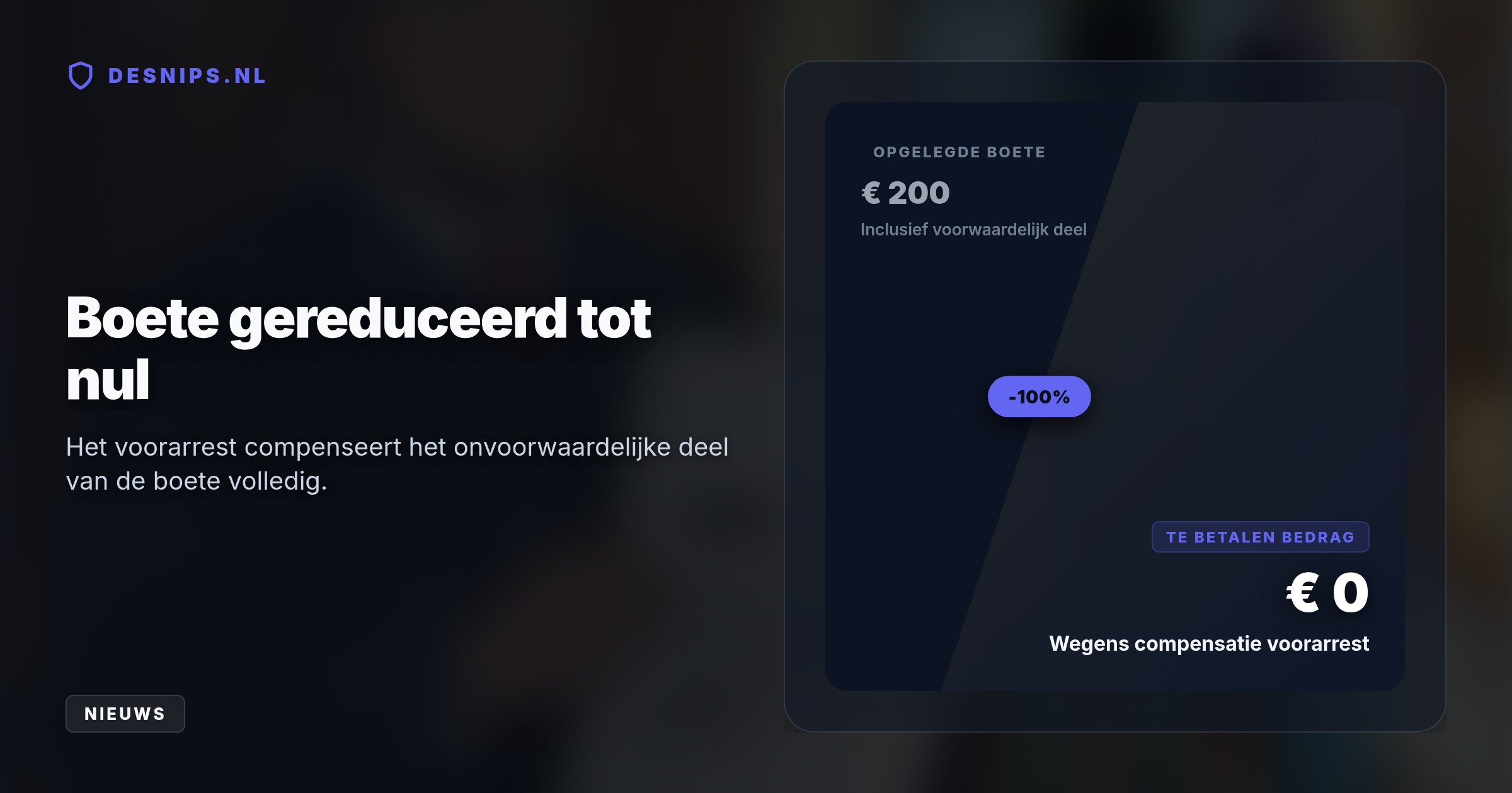 Omdat de activisten weigeren hun naam te noemen, kan het CJIB de boete niet innen. Pas bij een eventuele volgende arrestatie achterhaalt de politie hun identiteit via vingerafdrukken.