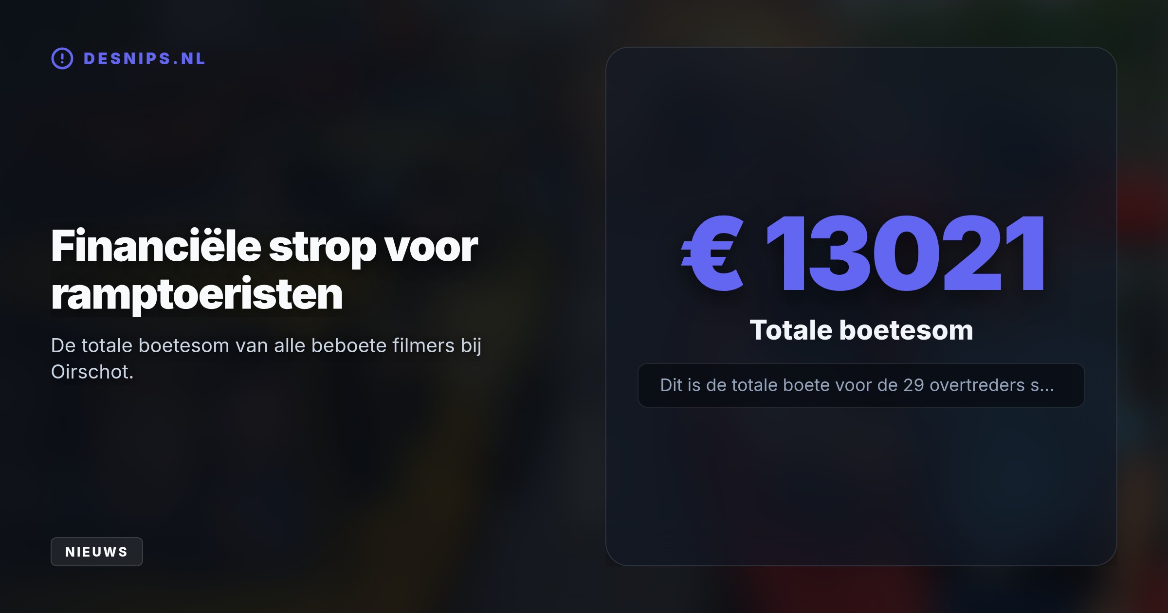 De politie deelde direct boetes van 449 euro uit nabij Oirschot. Filmen achter het stuur is levensgevaarlijk en vergroot de kans op een crash met een factor 2,5.