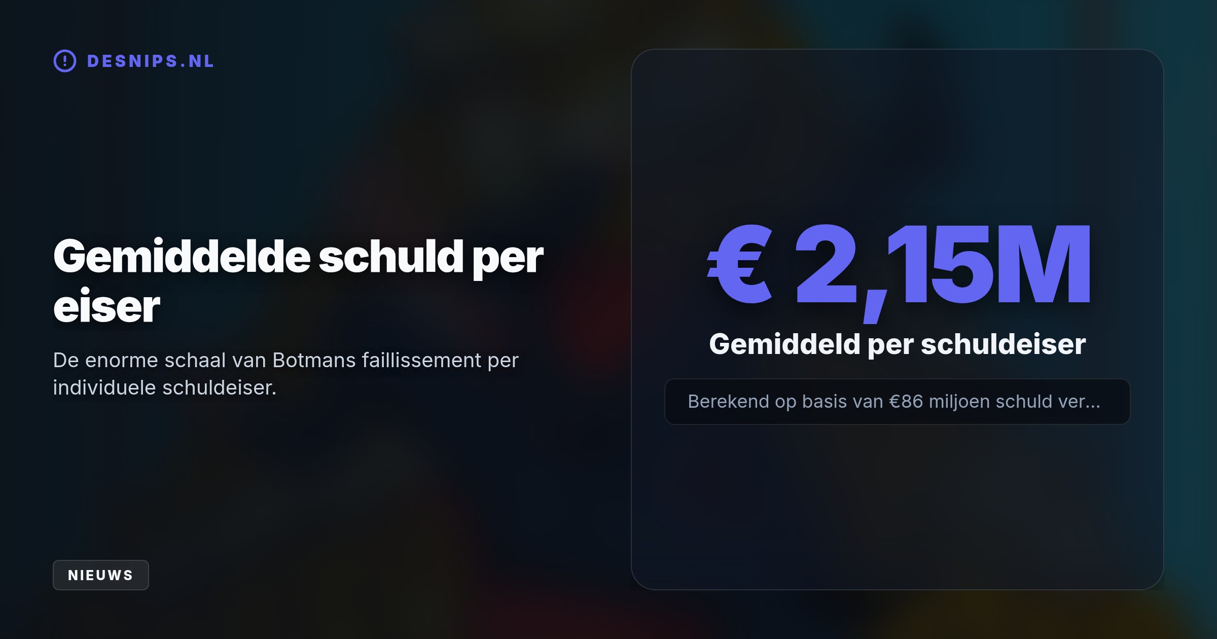 Na het verlies van topklant Els Blokker kon de Gooise vermogensbeheerder de rente op zijn miljoenenleningen niet meer betalen, waarna zijn imperium instortte.