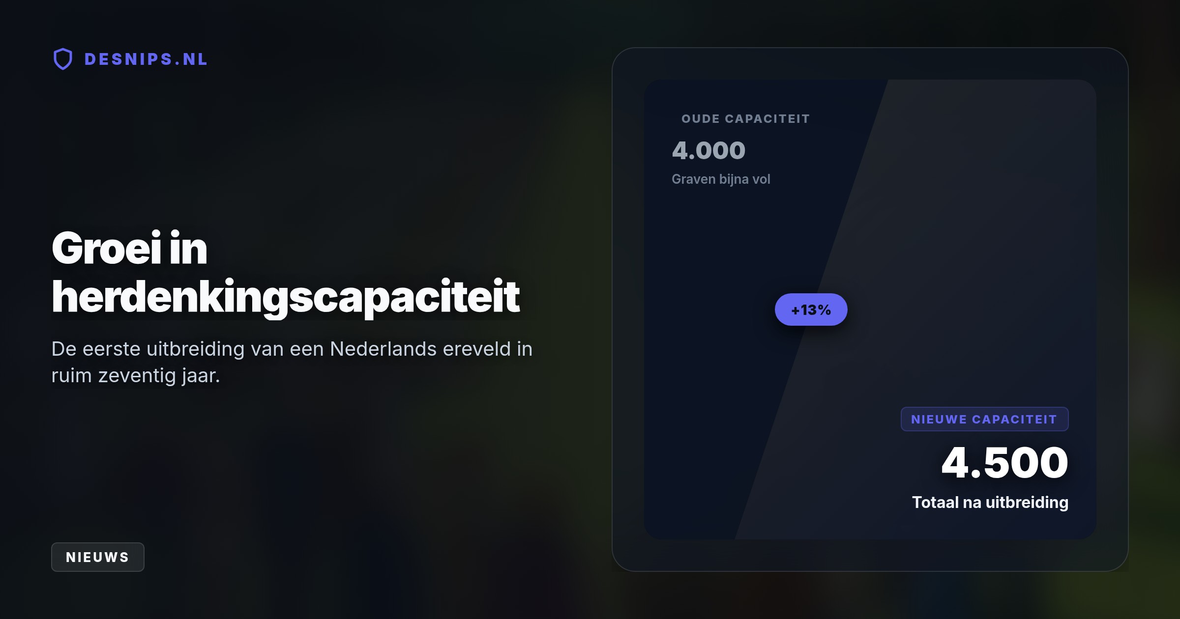 Twee WOII-slachtoffers worden ceremonieel herbegraven tijdens de eerste uitbreiding van het ereveld sinds de vorige eeuw, waarmee de capaciteit stijgt naar 4.500 graven.