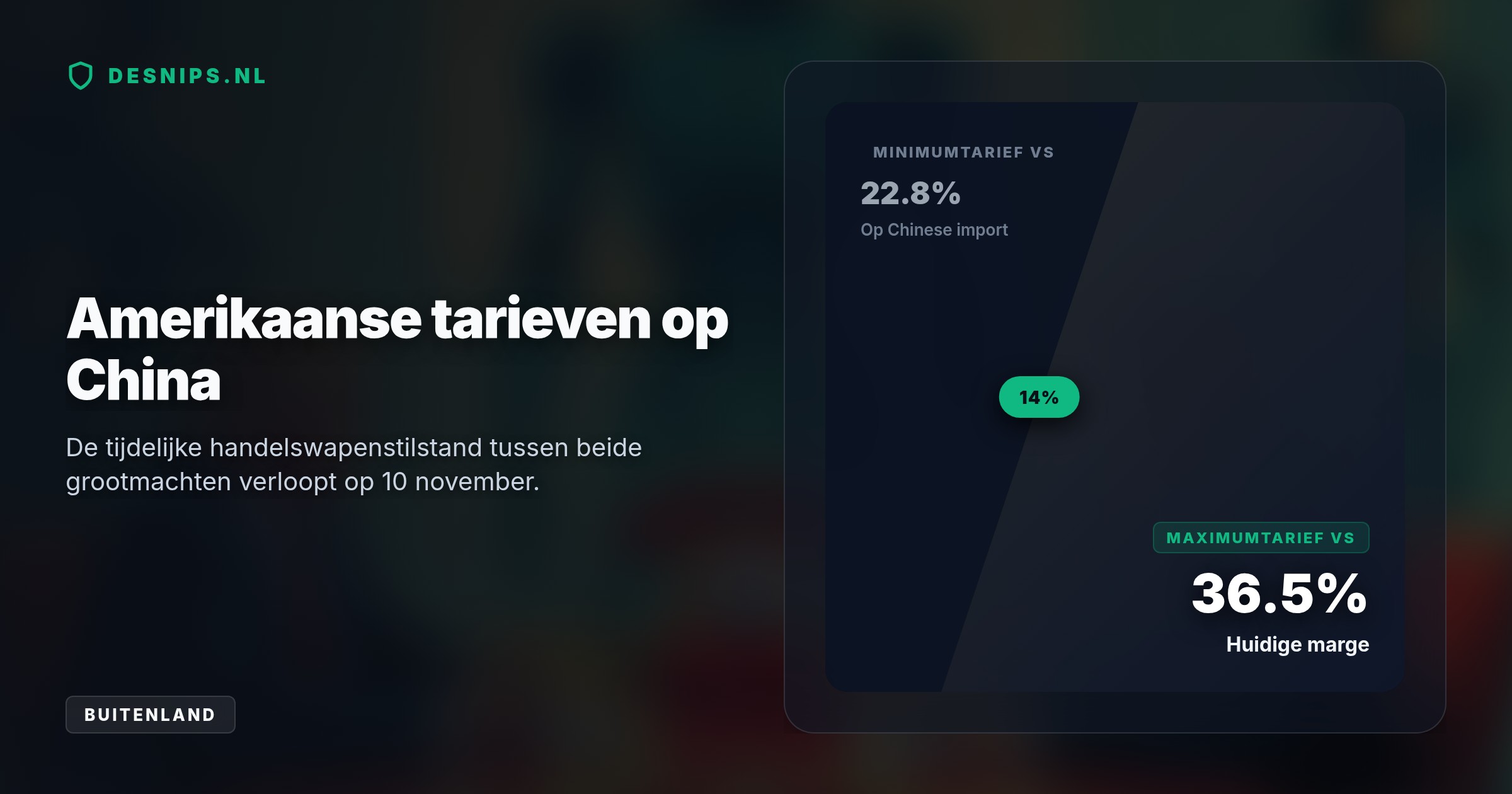 Om digitale ontregeling door op hol geslagen AI te voorkomen, willen de VS en China elkaar direct waarschuwen. Ondertussen tikt de klok voor de aflopende handelswapenstilstand.