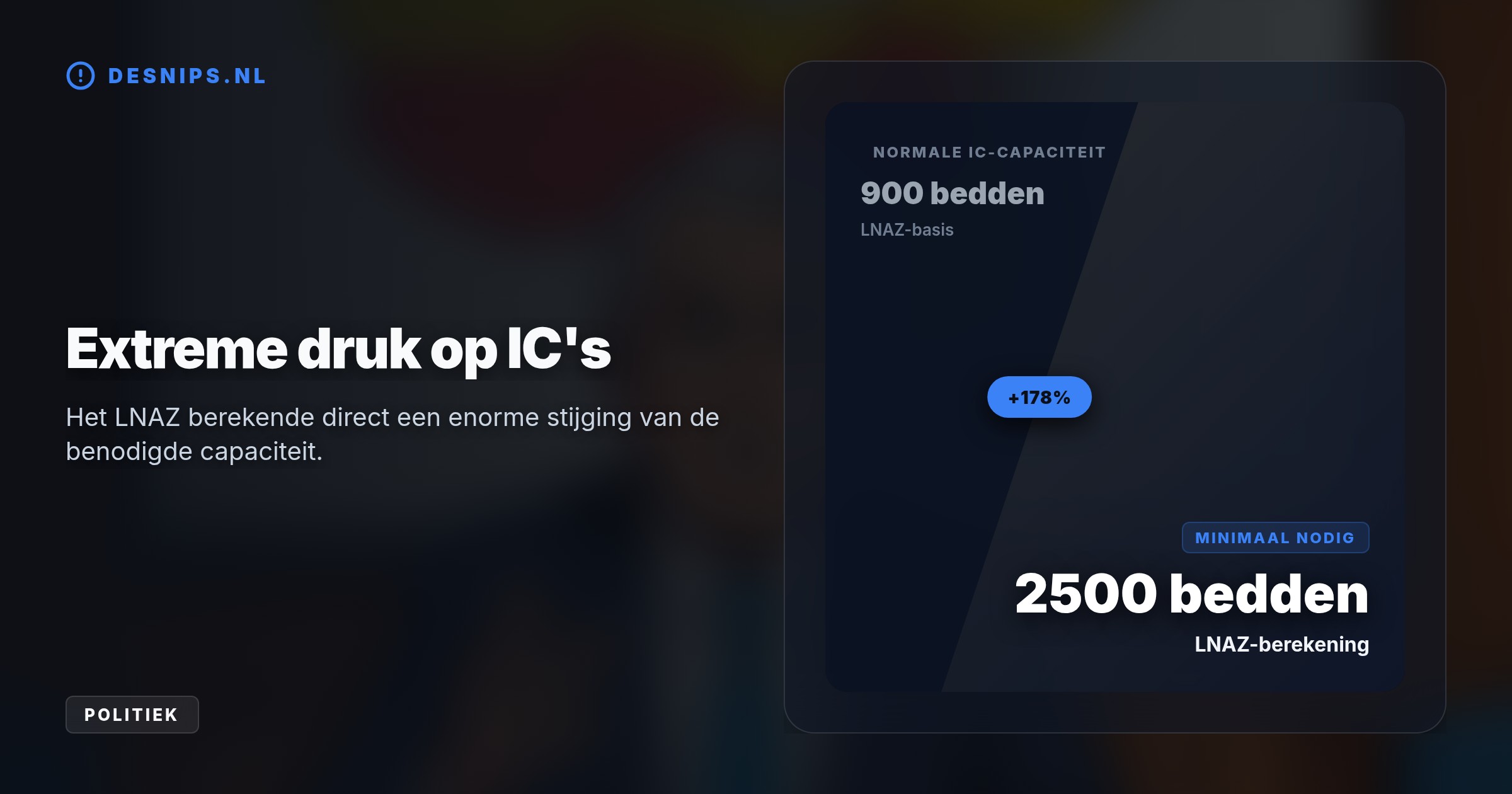Kuipers verklaart dat het virus al begin februari 2020 ongemerkt rondging en stelt dat de avondklok geen effect had op de ziekenhuisopnames.