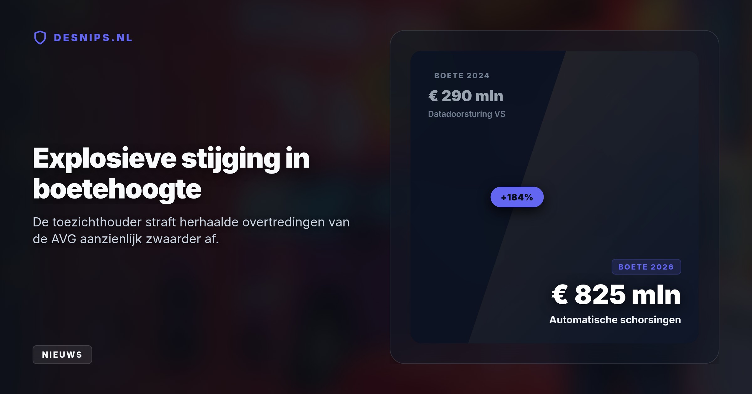 De Nederlandse privacytoezichthouder beboet de taxidienst omdat algoritmes zonder menselijke tussenkomst accounts blokkeerden. Uber vecht de op één na hoogste AVG-boete ooit aan bij de rechter.