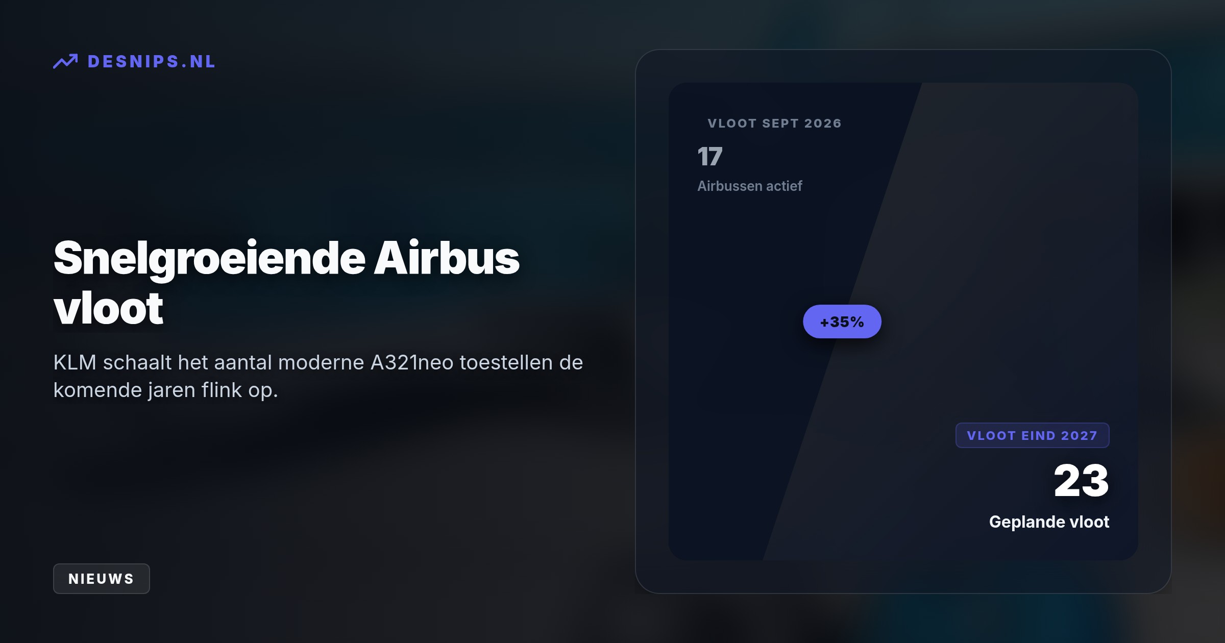 De uitgediende toestellen worden in Engeland gedemonteerd. KLM behoudt de motoren als reserveonderdelen om onderhoudskosten te drukken, terwijl de stillere Airbus A321neo de vloot versterkt.