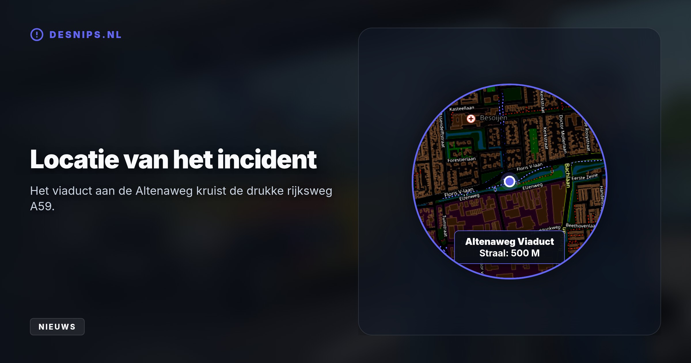 Na het gooien van een steen vanaf het viaduct bij Waalwijk hield de politie twee minderjarigen aan. Bij een van de verdachten bleek ook een flinke dealerhoeveelheid drugs op zak te zitten.