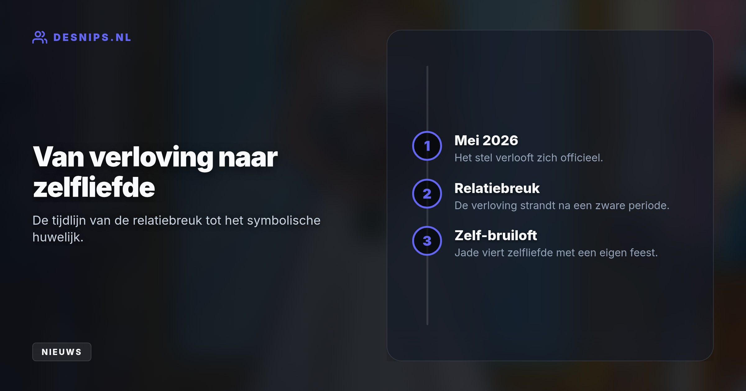 De 22-jarige influencer vierde zelfliefde met een symbolische bruiloft in Amsterdam, compleet met bruidstaart en gasten, om na haar verbroken verloving een frisse start te maken.