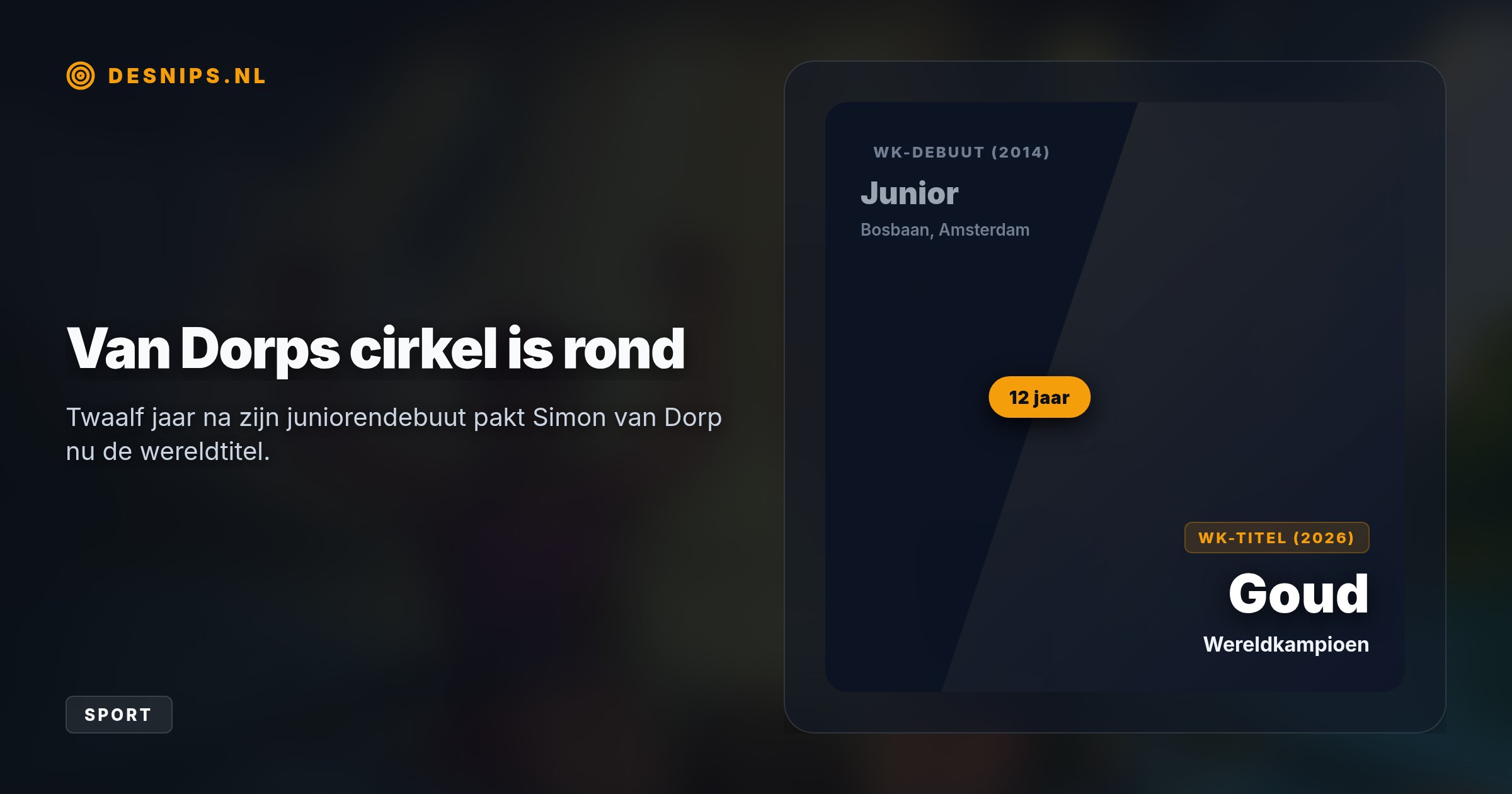 Na twee uur onweersvertraging snellen roeiers Van Dorp en Twellaar oppermachtig naar het WK-goud op de Bosbaan. Boonstra en De Jong pakken knap zilver.