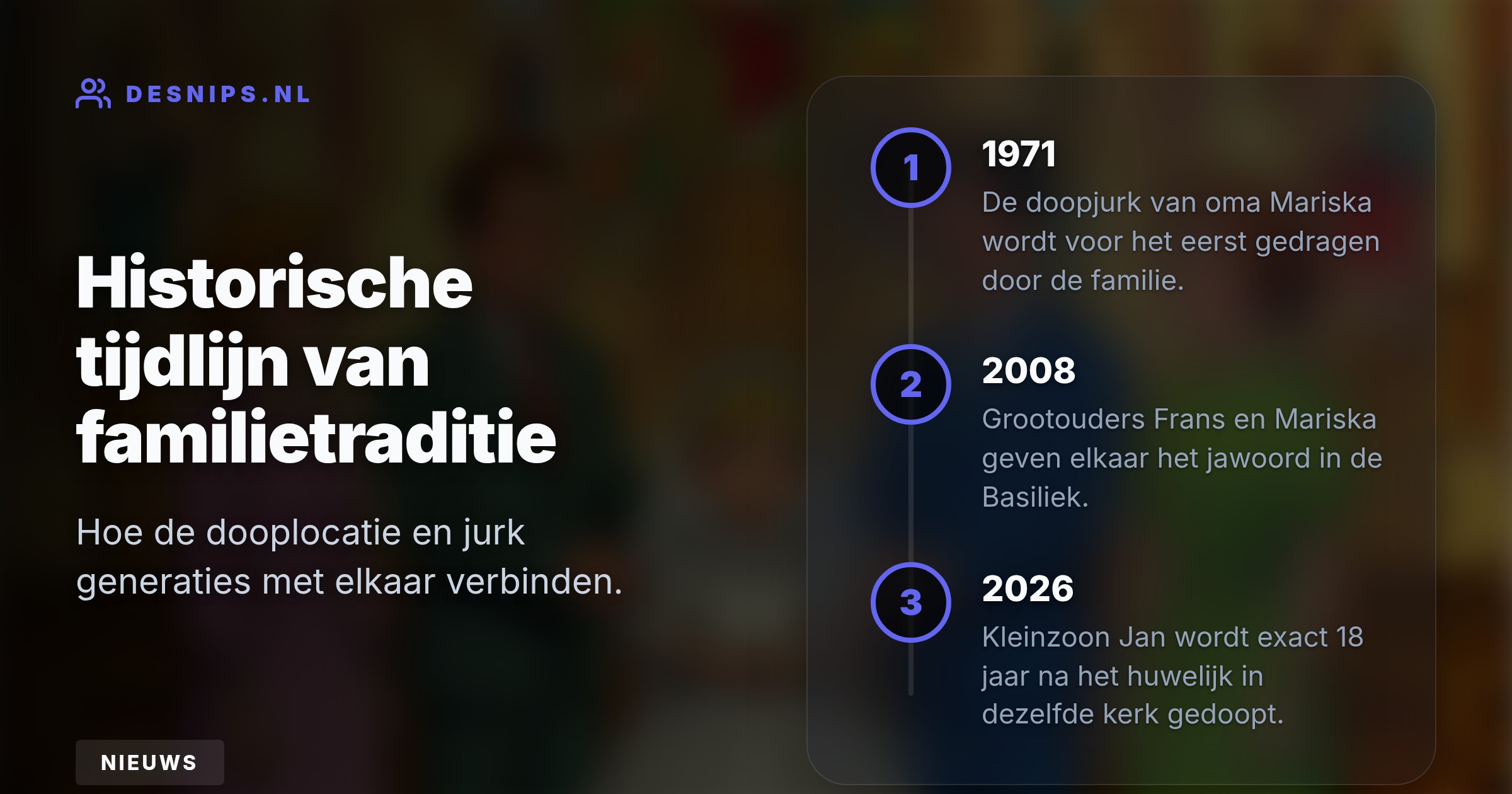De doop vond plaats in de Basiliek van Oudenbosch, waar Frans en Mariska achttien jaar geleden trouwden. Kleinzoon Jan droeg een familiestuk waarin oma Mariska ook is gedoopt.
