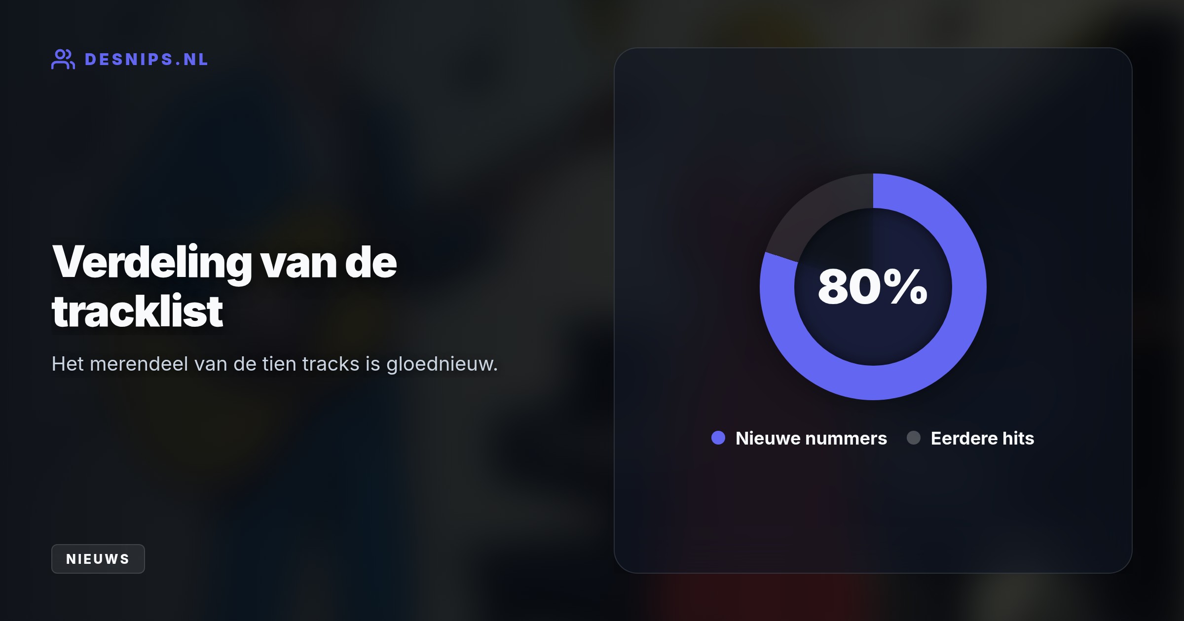 Het vierde studioalbum 'Pijnstiller' verschijnt op 13 november 2026. De nummers weerspiegelen hun emoties na Freeks kankerdiagnose en de geboorte van zoon Sef.