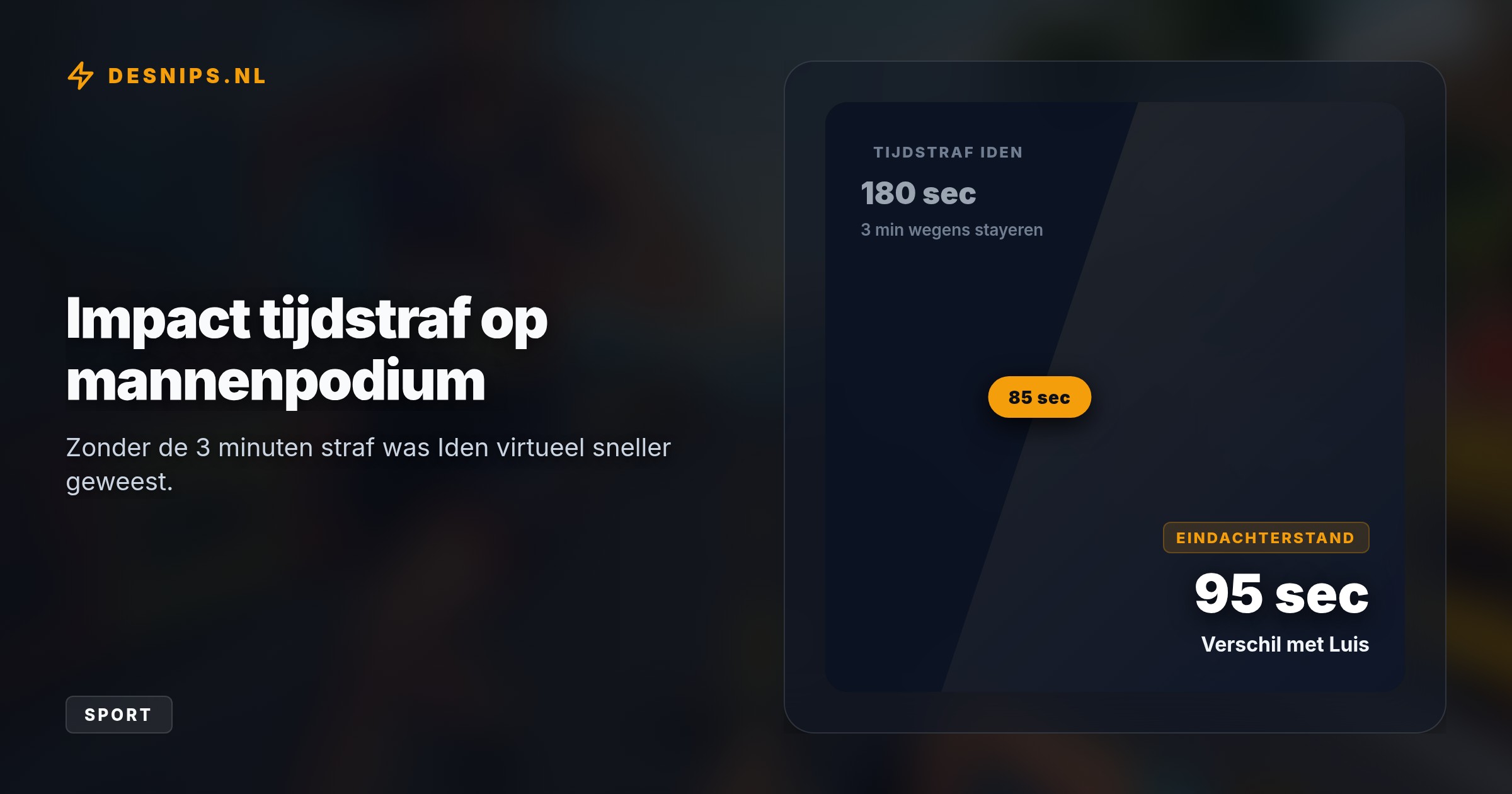Knibb haalde koploper Løvseth in de slotkilometer in na haar fysieke instorting, terwijl Luis in zijn allerlaatste race ooit de mannenwedstrijd naar zich toe trok.