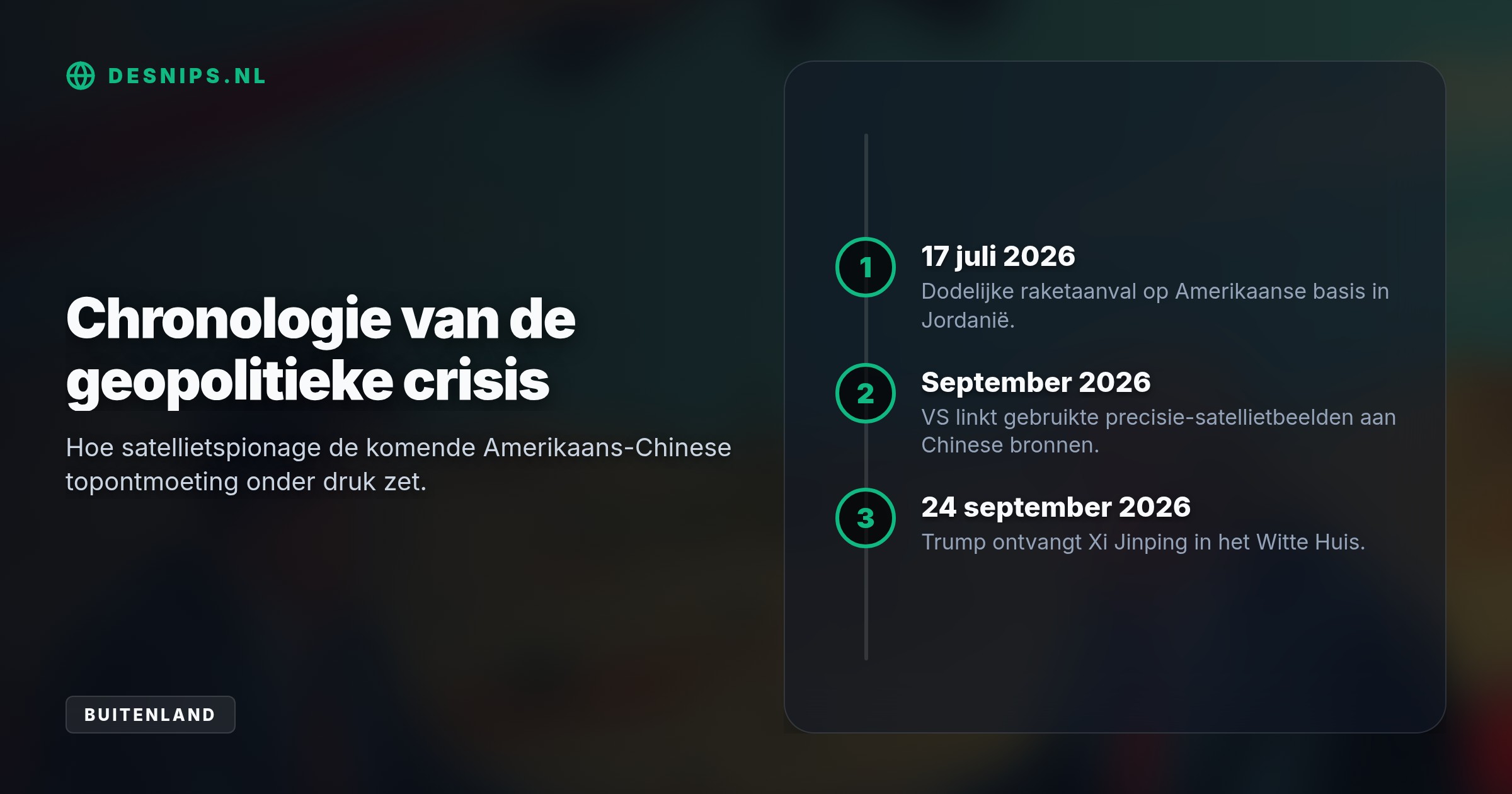De onthulling dat Peking data deelde voor de dodelijke Jordanië-aanval zet de topontmoeting tussen Trump en Xi Jinping onder hoogspanning.
