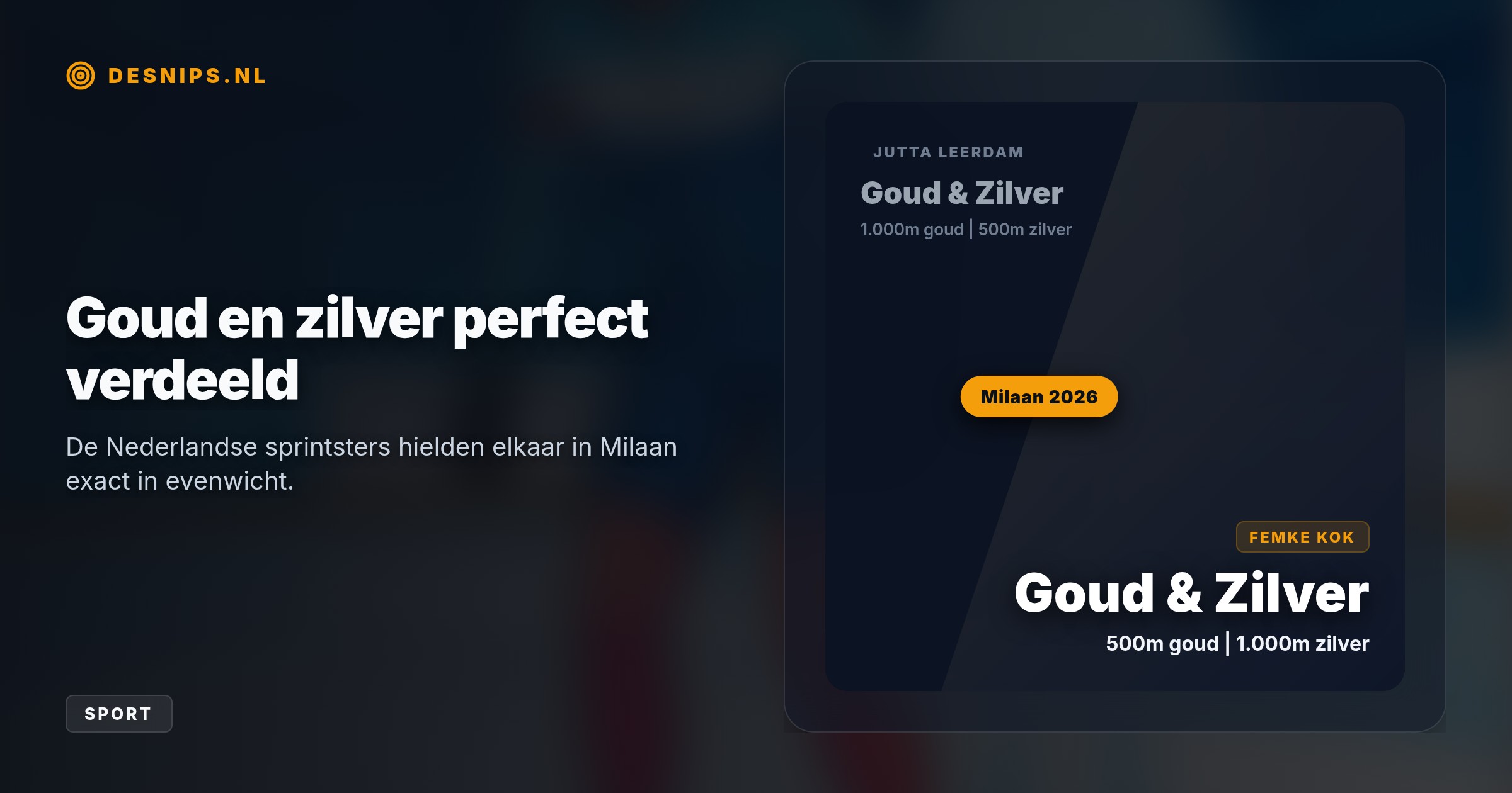 De 27-jarige olympisch kampioene verhuist voorlopig naar de Verenigde Staten. Haar rivalen Femke Kok en Suzanne Schulting gaan haar felle aanwezigheid deze winter enorm missen op het ijs.