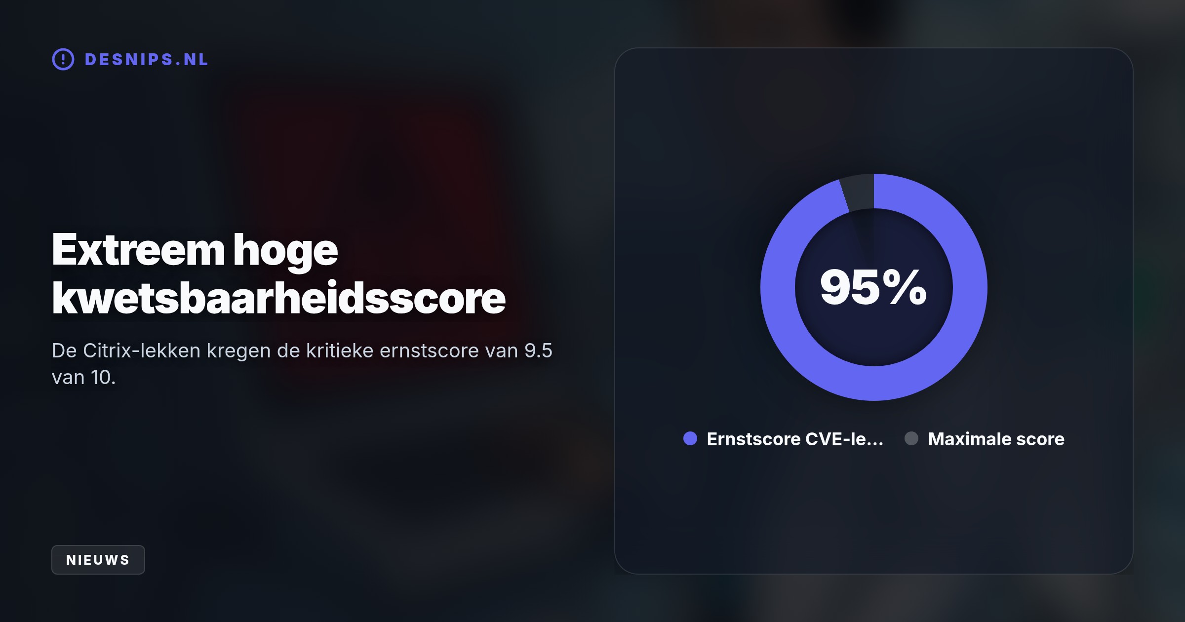 Door een extreem kritiek zero-day lek in Citrix-software haalden Brabantse en Friese ziekenhuizen hun patiëntenportalen uit voorzorg offline om diefstal van medische dossiers te voorkomen.