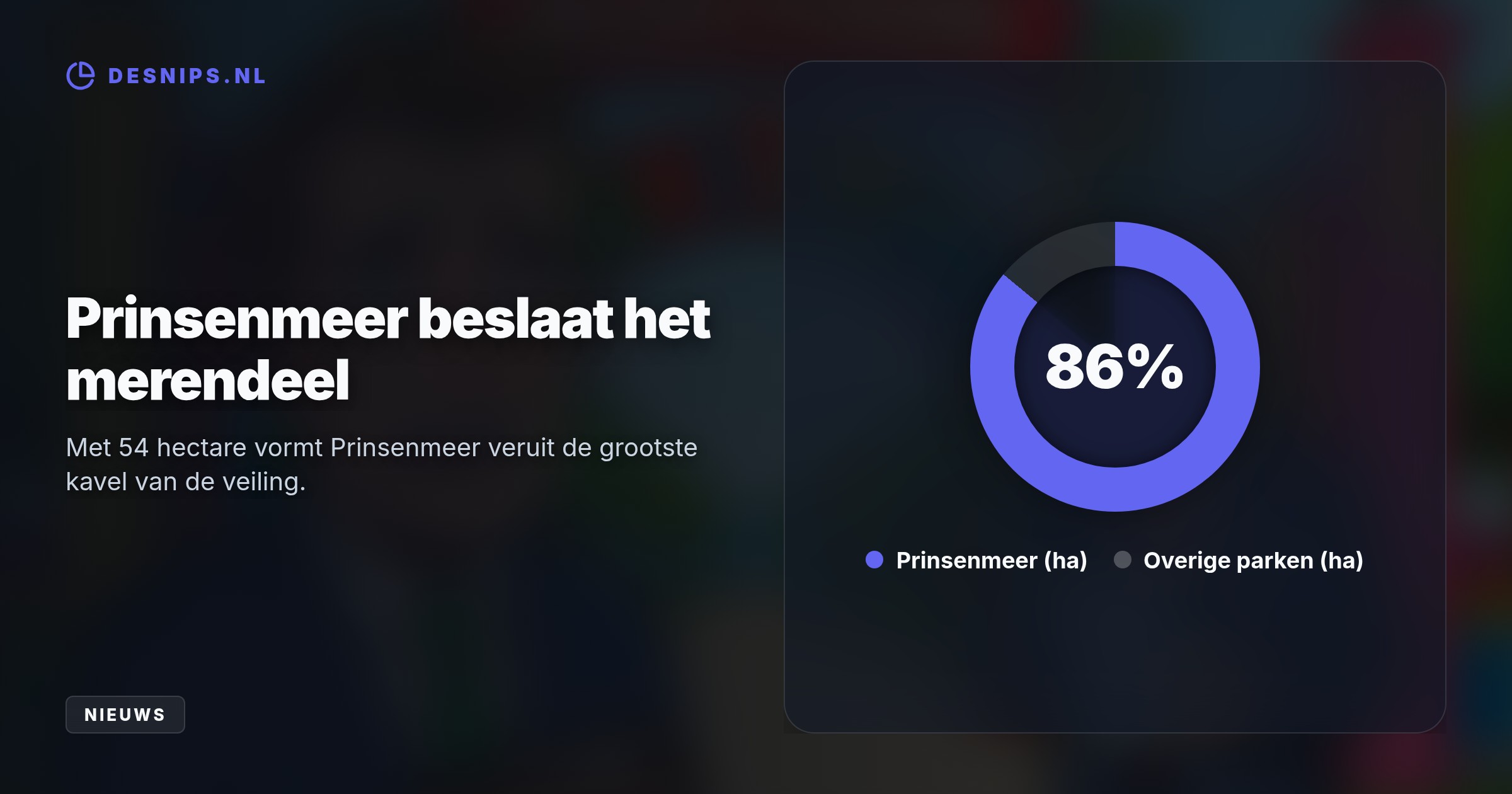 Door vergunningsproblemen en een schuld van 20,5 miljoen euro bij Marc van Rooi gaan Prinsenmeer, Brugse Heide en Valkenburg op 1 oktober onder de hamer.