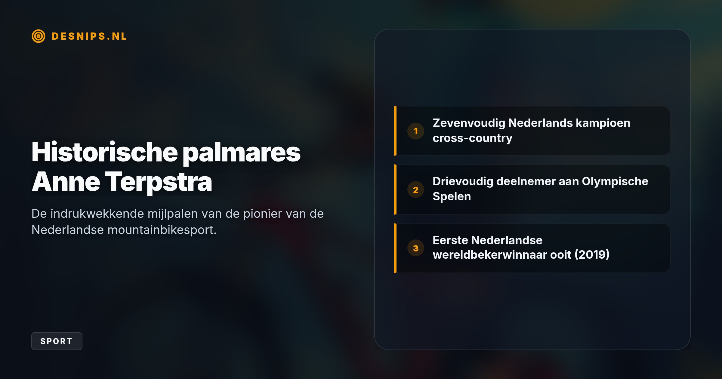 De 35-jarige Zeeuwse pionier stopt eind augustus na het WK door slepende blessures en het omvallen van haar team door het faillissement van Accell.