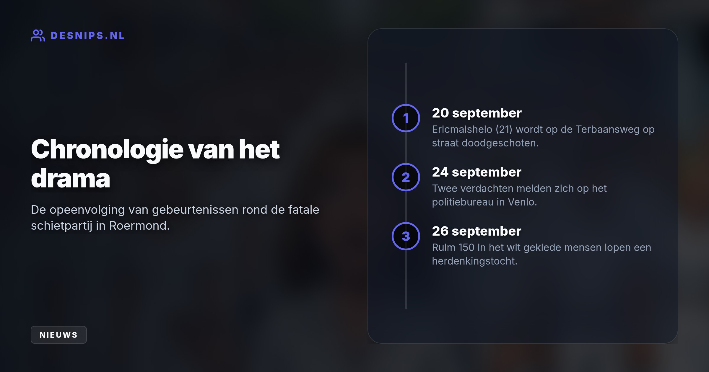 De 21-jarige werd een week eerder op straat doodgeschoten. Een vader en zoon meldden zich bij de politie en claimen uit noodweer te hebben gehandeld.