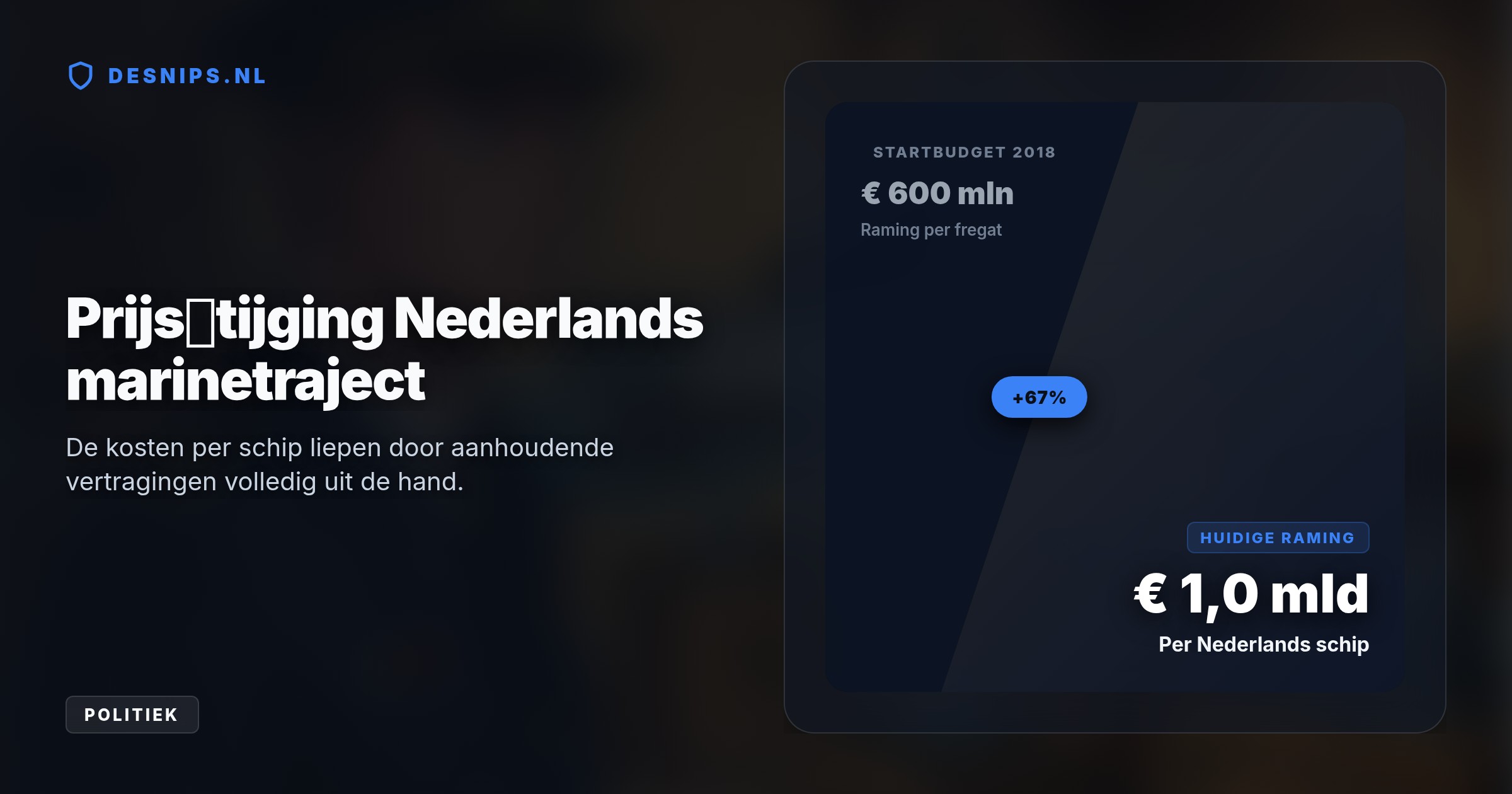 België laat al gekochte sensoren van 100 miljoen euro verstoffen door vertragingen. Premier De Wever onderhandelt nu in Rome over een snelle deal voor drie Italiaanse fregatten.