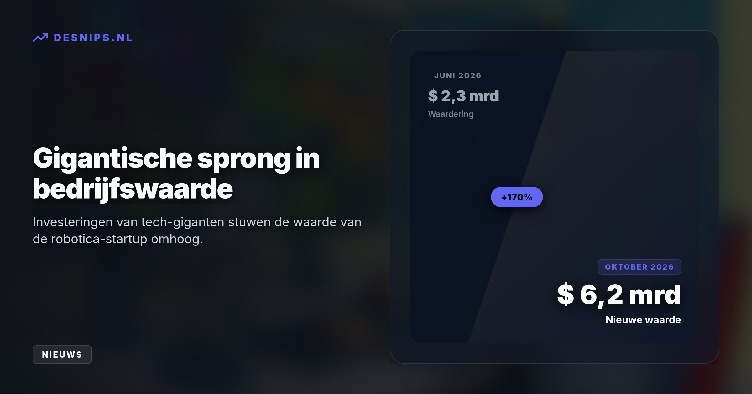 Met een nieuwe kapitaalinjectie van 220 miljoen dollar stijgt de waarde in een paar maanden met 170%. Het bedrijf traint robots met miljarden gamevideo's van Medal.tv.