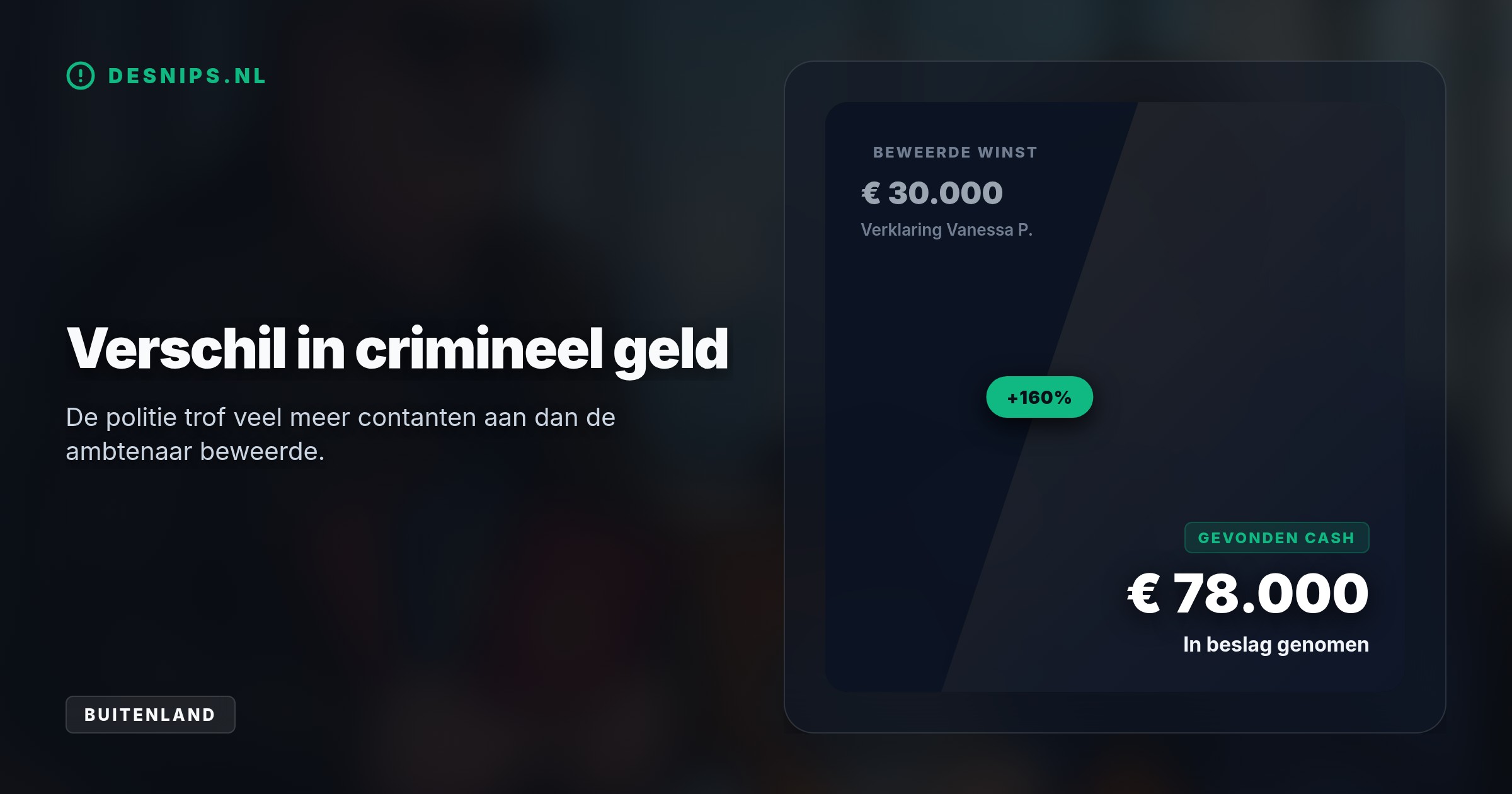 De Keulse loketmedewerker kreeg 22 maanden voorwaardelijk voor omkoping. Ze hielp de voortvluchtige drugshandelaar aan drie legitieme identiteitsbewijzen op valse namen.