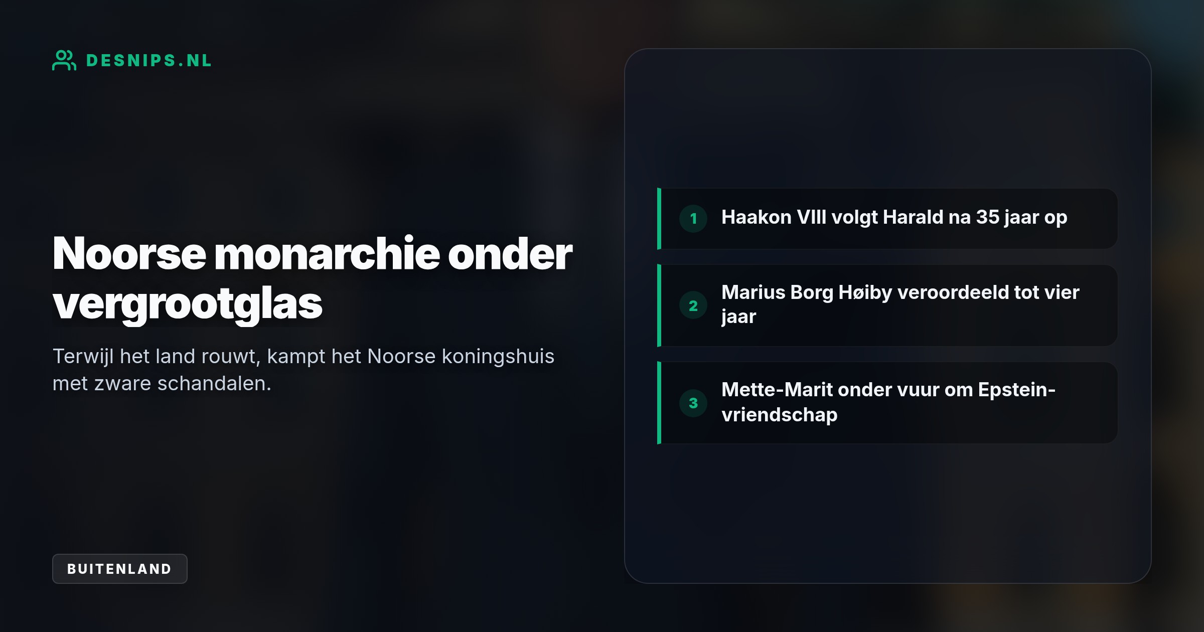Vanwege het strikte Britse protocol en zijn kankerbehandeling reist Charles niet zelf naar Oslo. Troonopvolger William en prinses Anne vertegenwoordigen woensdag de Britse kroon.