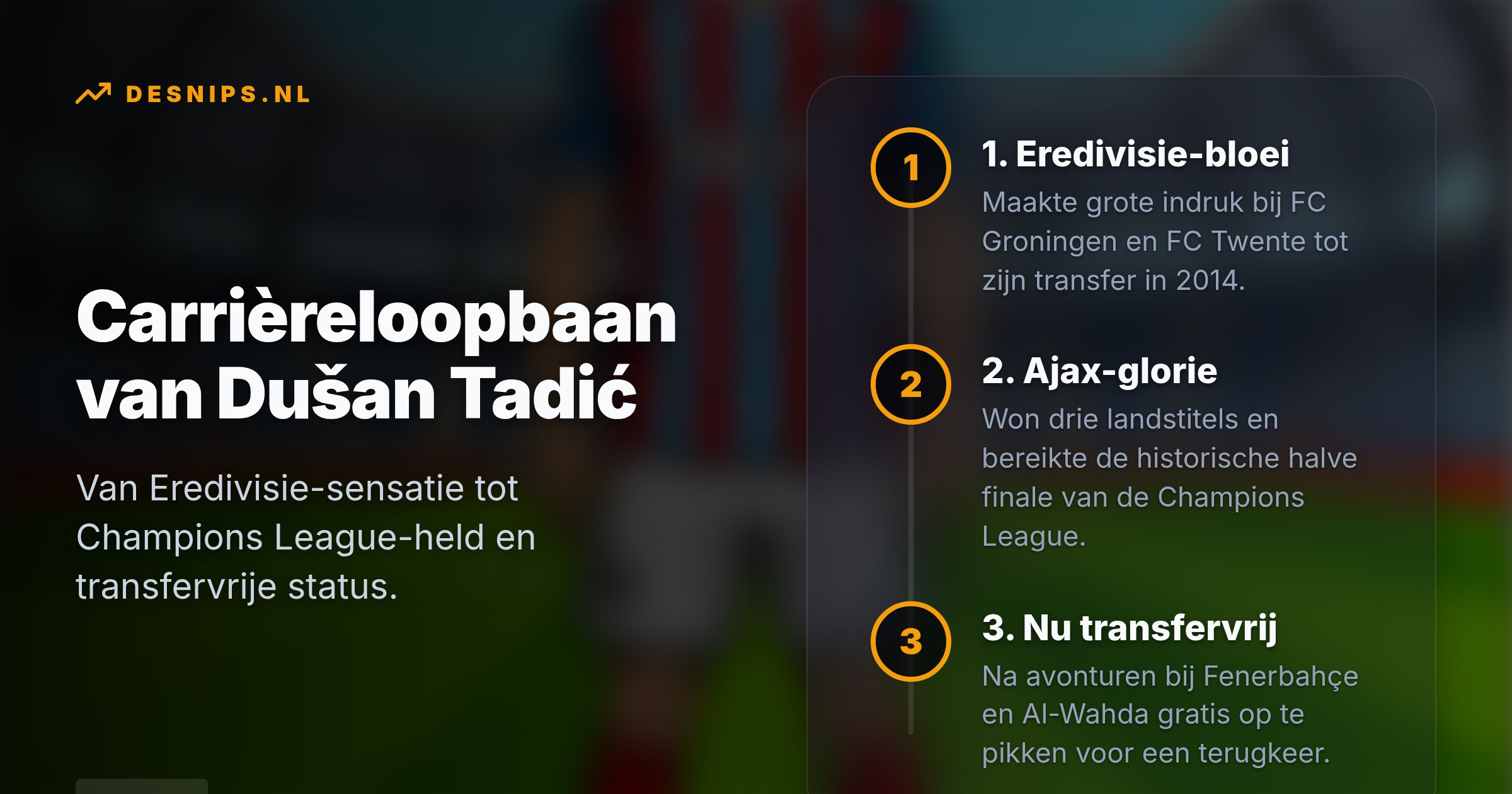 De 37-jarige Servische oud-Ajacied is na zijn vertrek bij Al-Wahda transfervrij. NEC hoopt hem vast te leggen als ervaren leider voor de Champions League-voorronde.