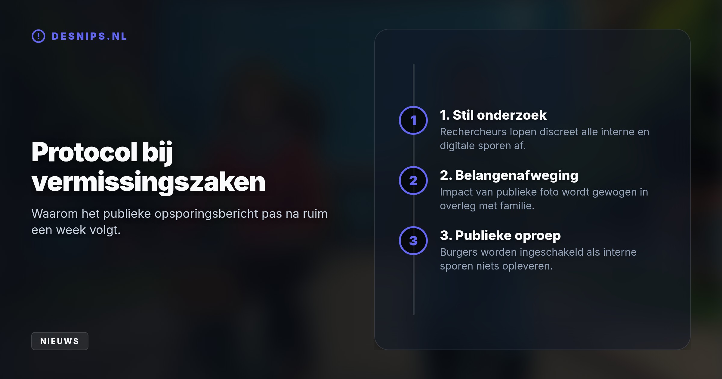 De 29-jarige vrouw vertrok op 4 oktober per kratfiets met een onbekende man richting Buitenveldert. Recherche zoekt getuigen nadat interne sporen niets opleverden.
