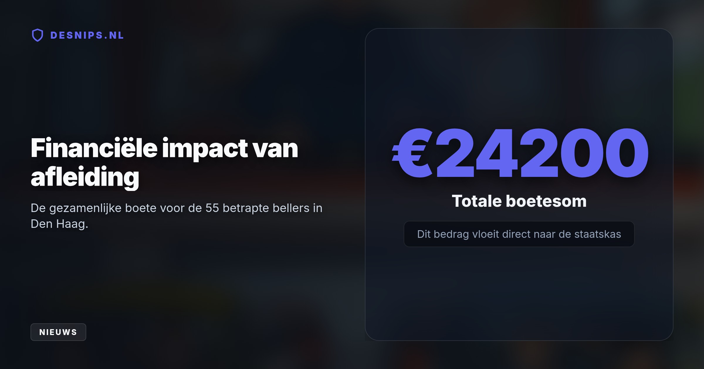 Haagse agenten spioneerden vanuit een hoge touringcar onopvallend in passerende auto's. Dit leverde tijdens de ROADPOL-week 55 boetes op van elk 440 euro.