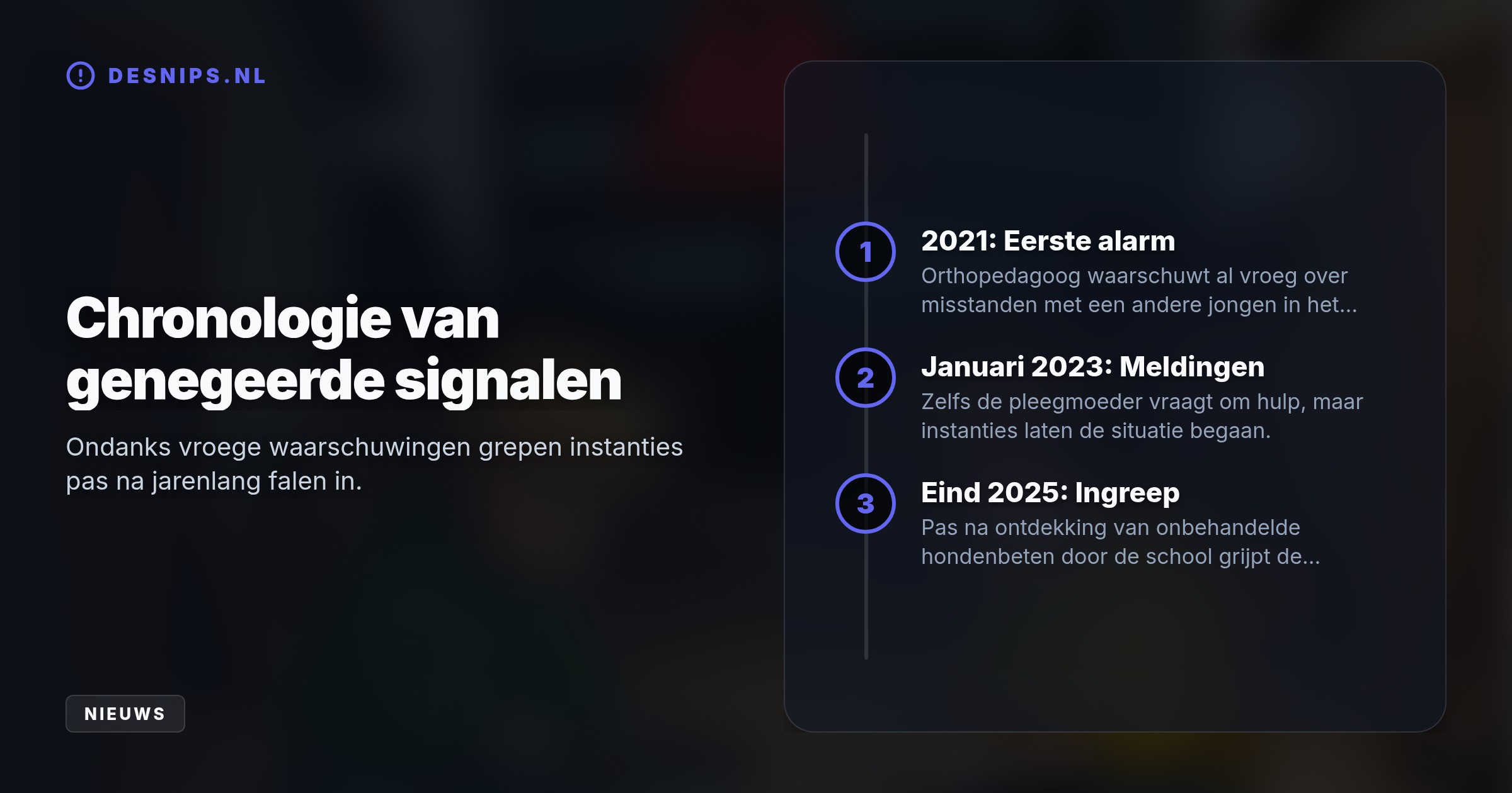 Ondanks herhaalde waarschuwingen sinds begin 2023 grepen jeugdzorginstanties pas eind 2025 in bij ernstige mishandeling en kinderarbeid in gezinshuis Bersama.