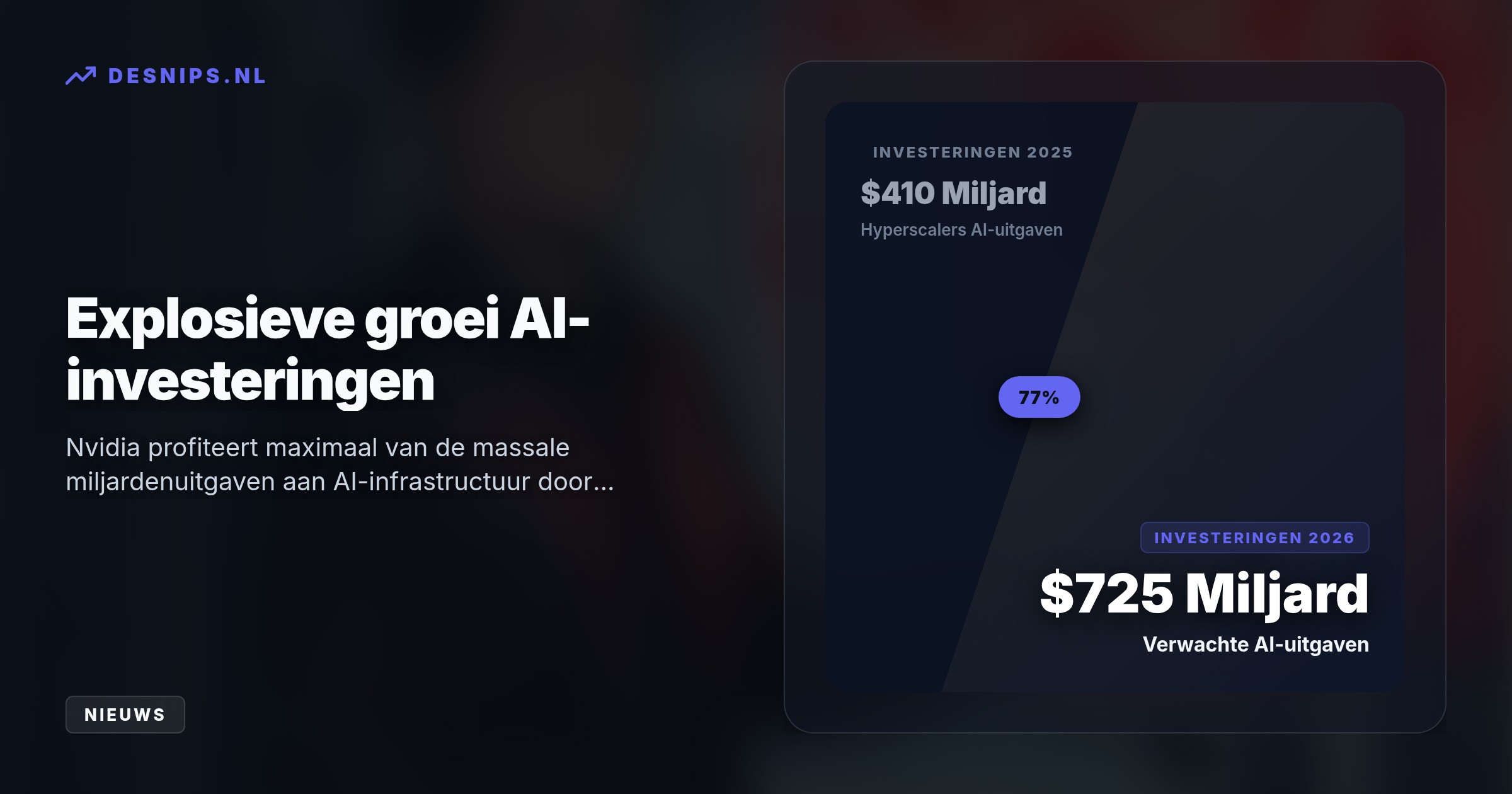 Huang beschuldigt concurrenten van bewuste vertragingstactieken en stelt dat bestaande cybersecuritywetten ruim voldoende zijn om AI-risico's in te dammen.