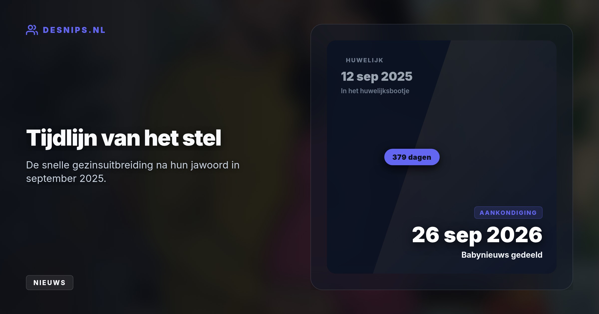 Het stel, dat ruim een jaar getrouwd is, deelde het babynieuws via Instagram. Hoewel ze het geslacht al weten, houden ze dit nog even geheim.