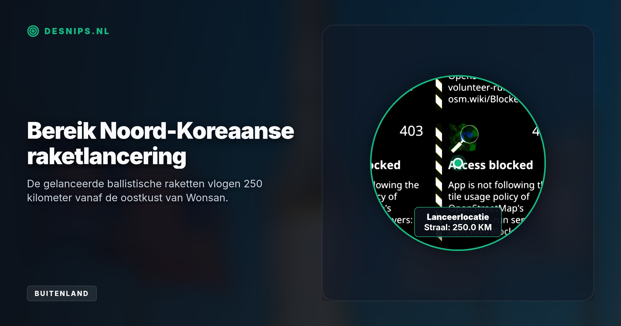 Als direct antwoord op de vijfdaagse marineoefening van de geallieerden, lanceerde Pyongyang meerdere ballistische raketten met een bereik van 250 kilometer.