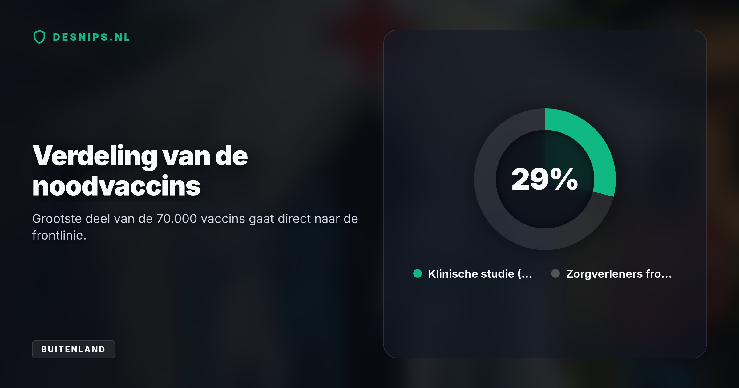 Omdat de huidige variant afwijkt van eerdere ebolastammen, dienen de vaccins deels als klinische test terwijl de WHO de uitbraak binnen drie maanden wil indammen.
